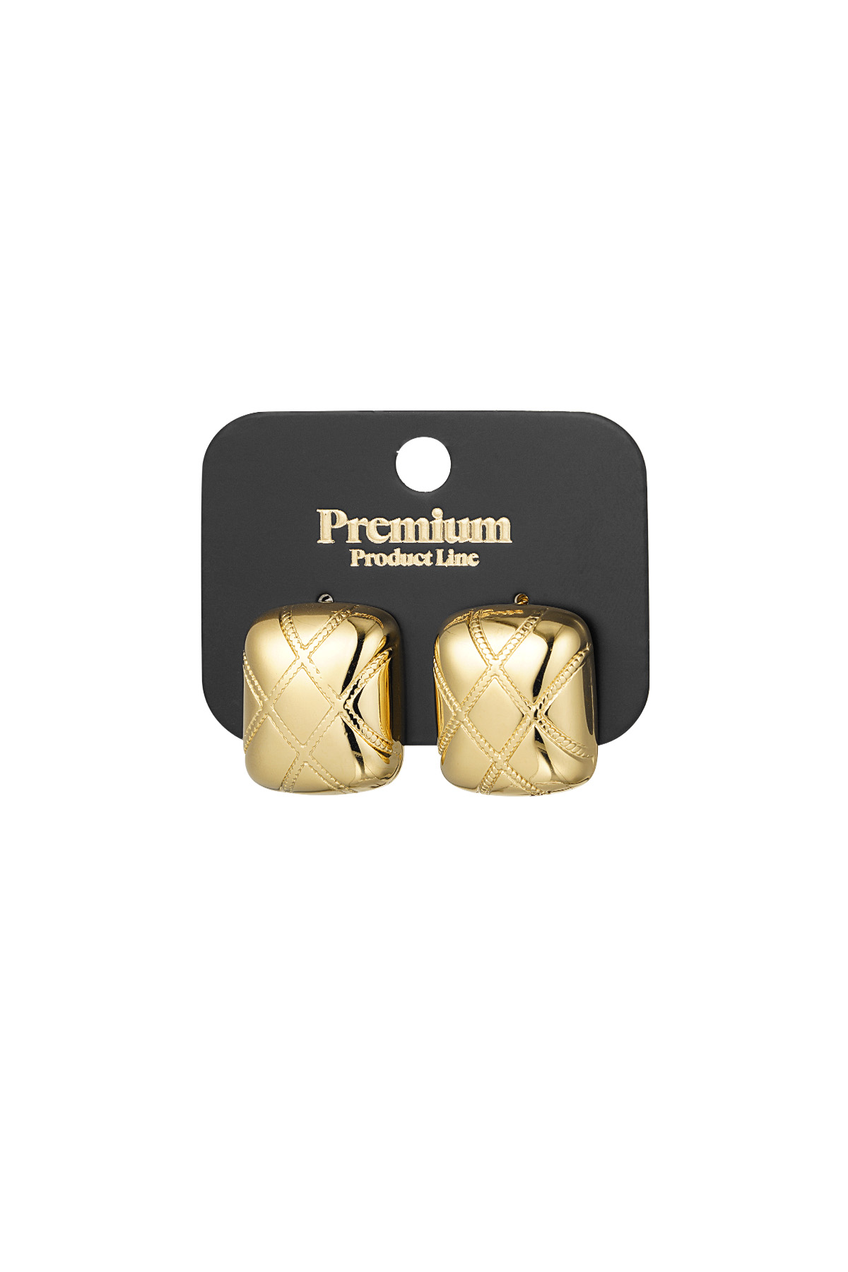 Pendientes vintage de diamantes - oro h5 Imagen3