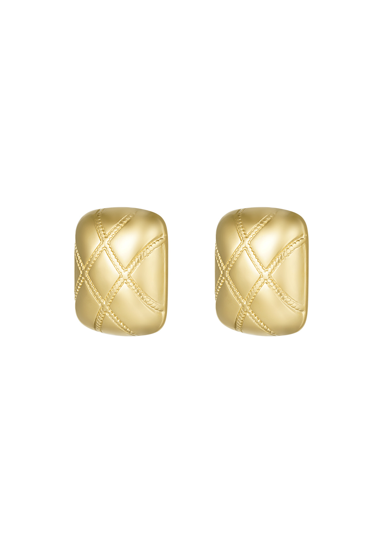 Pendientes vintage de diamantes - oro h5 