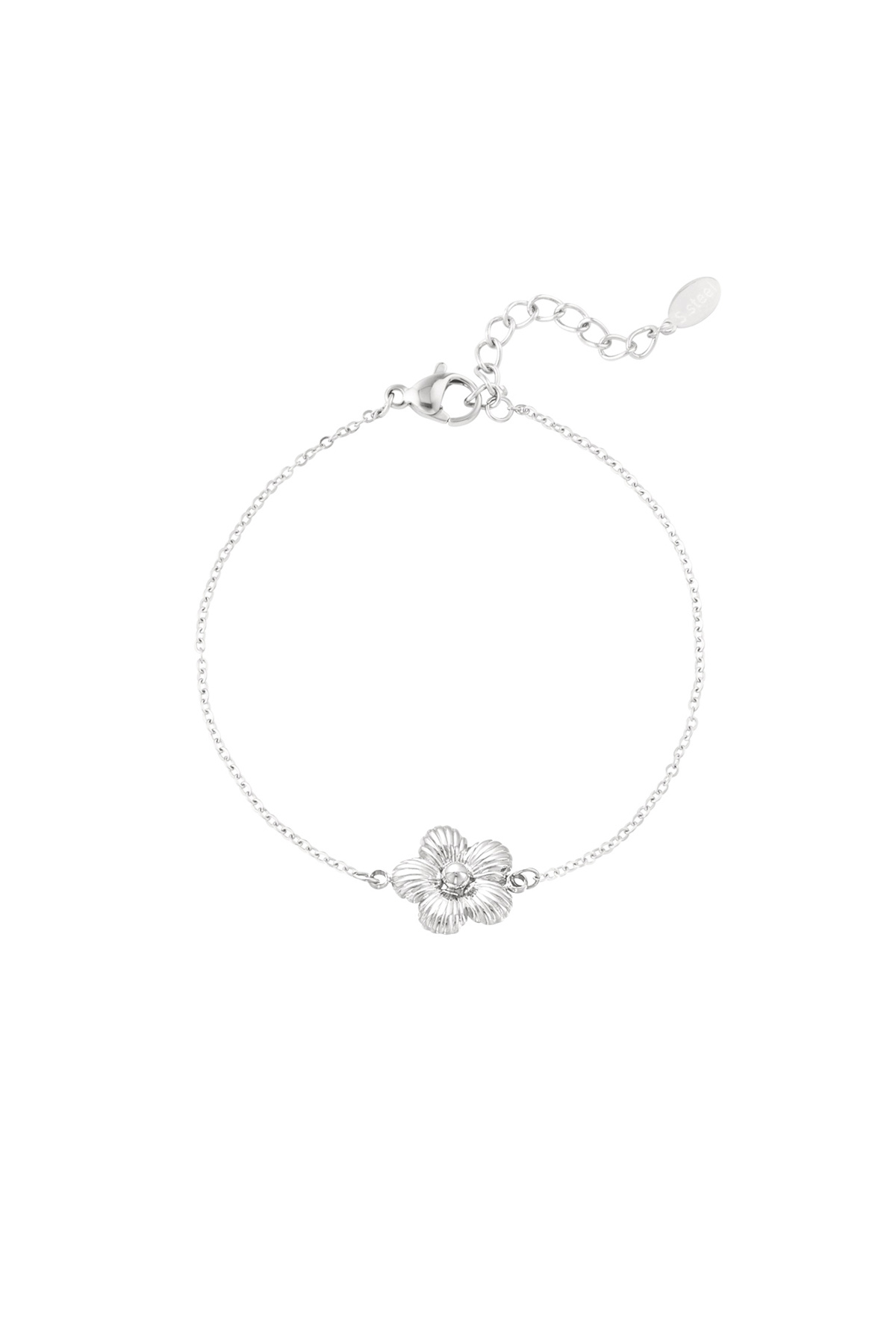 Daisy bracelet - silver h5 