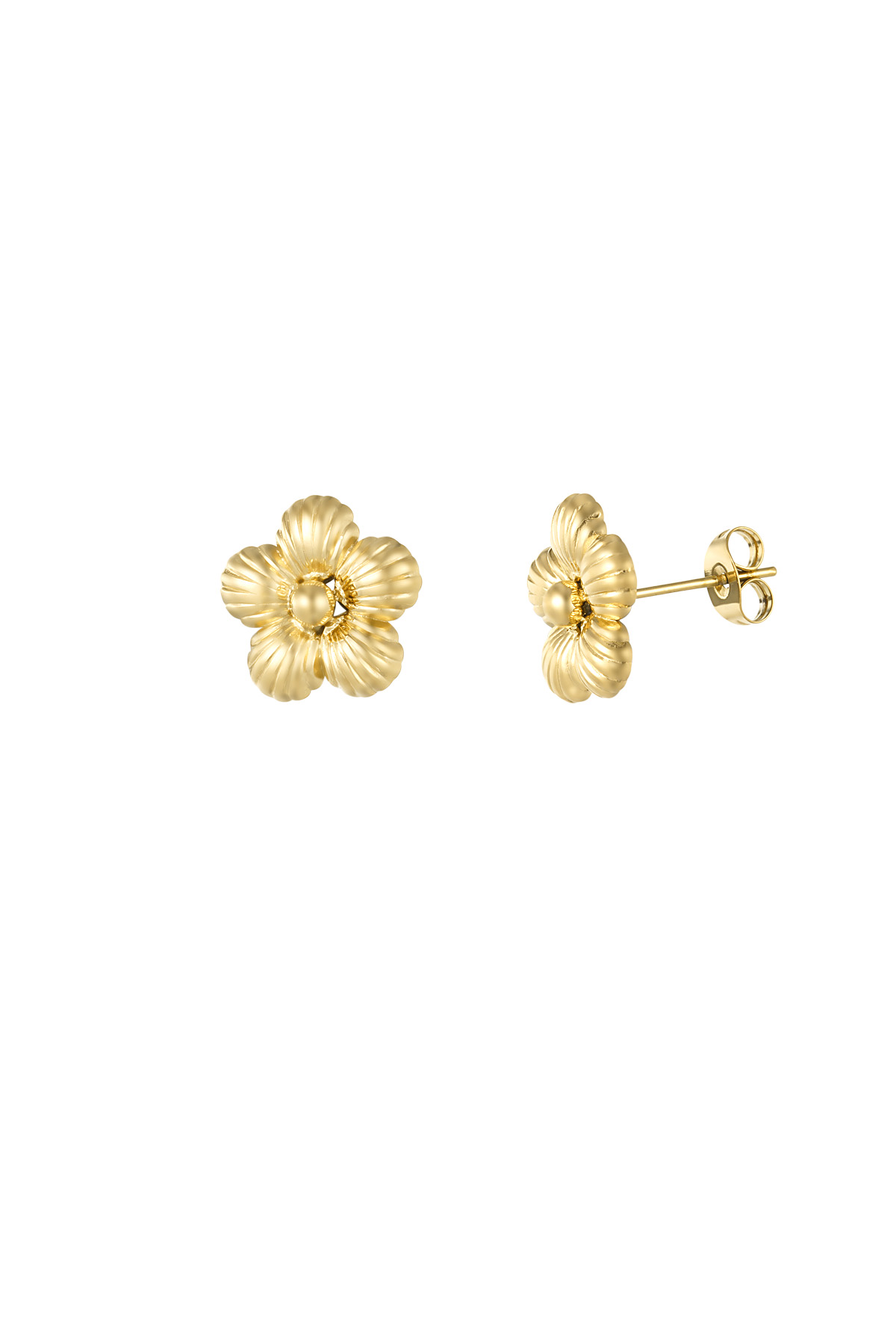 Daisy dots earrings - gold h5 