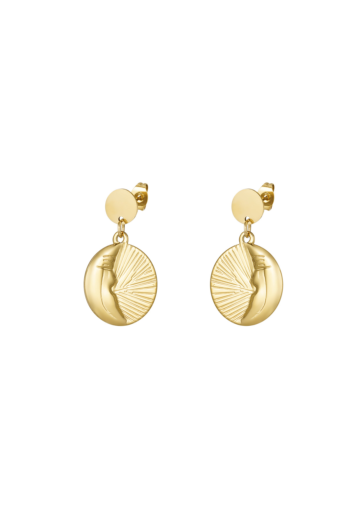 Pendientes Moonrise - oro h5 