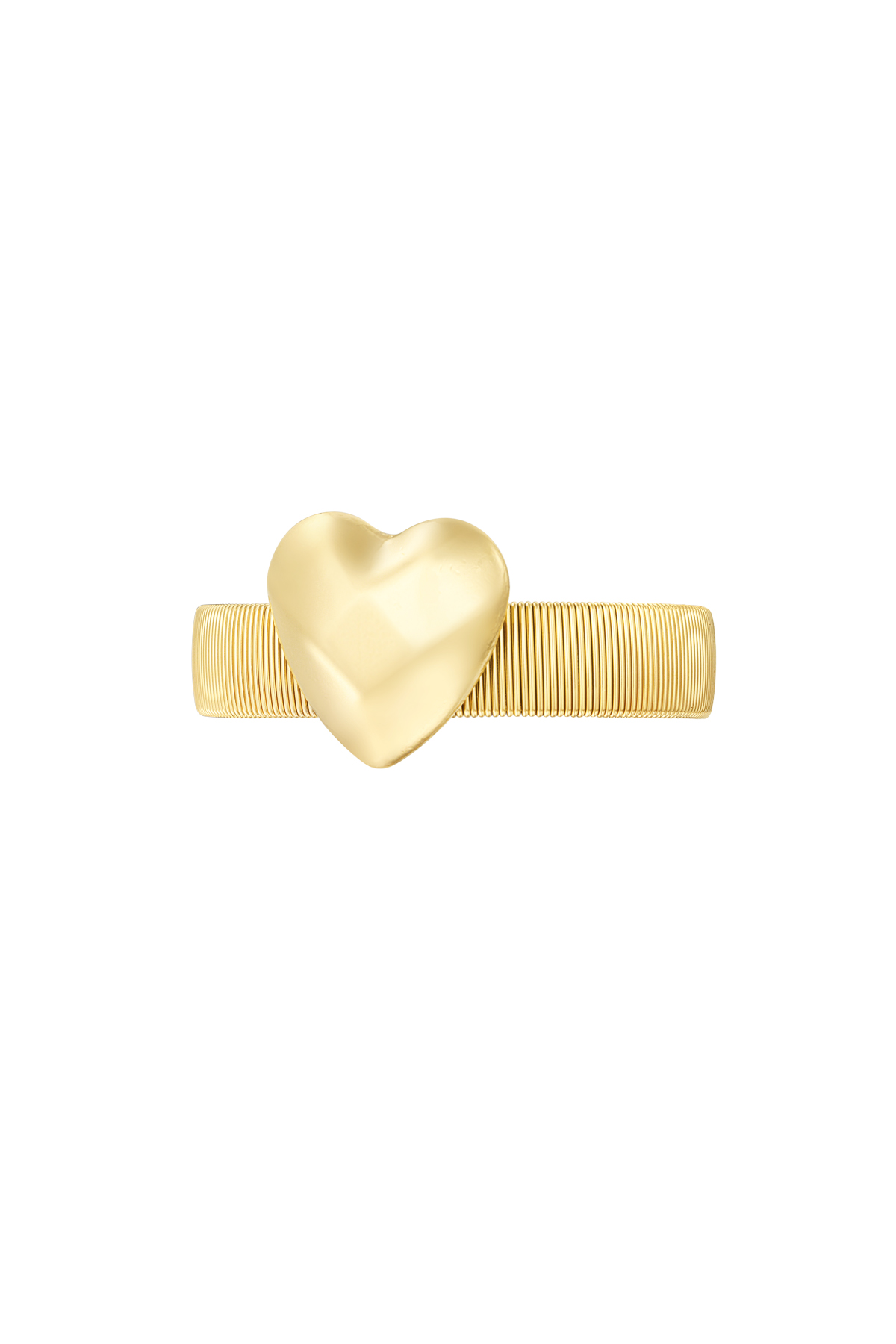 Statement love bracelet small - Gold color h5 