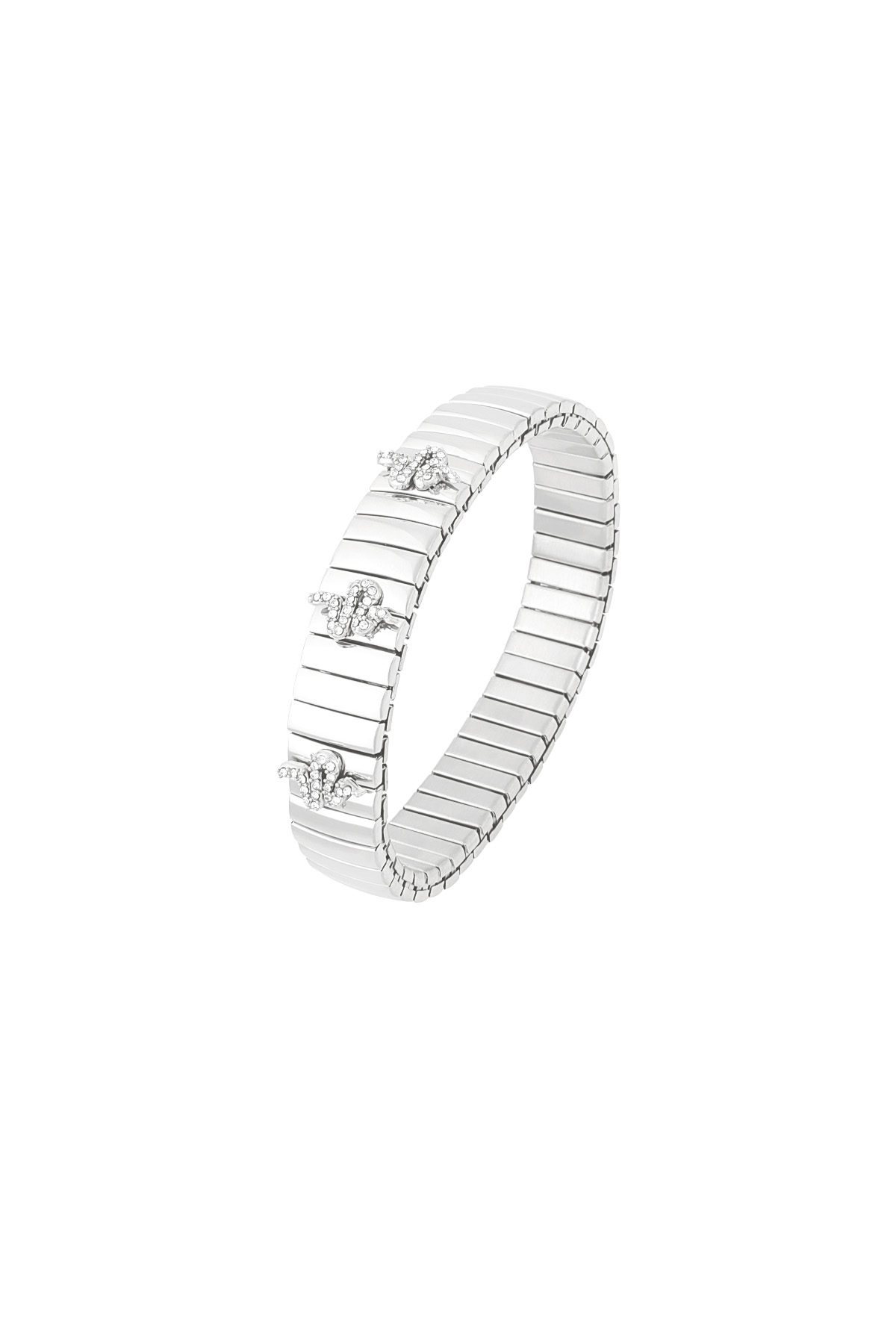 Bracelet be you snake - Silver color h5 