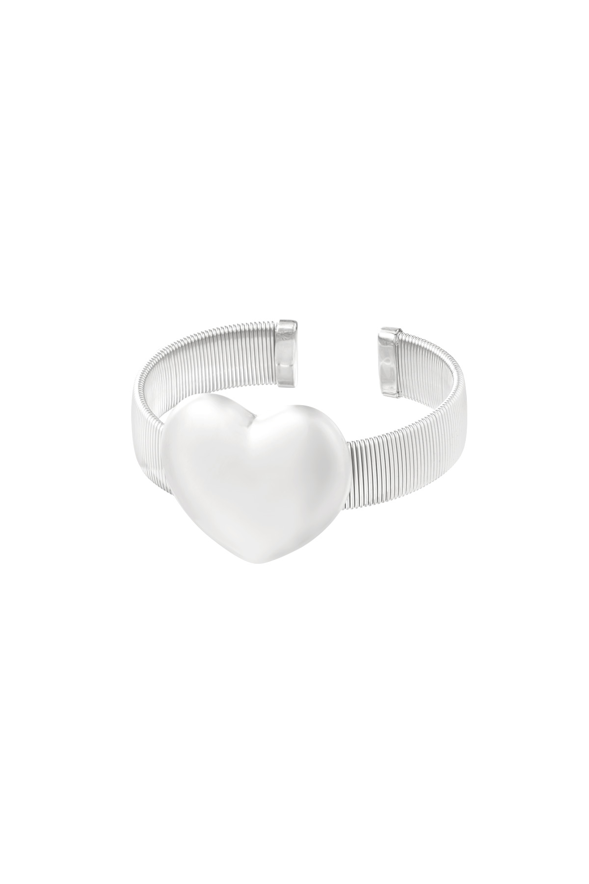 Statement love bracelet - silver h5 