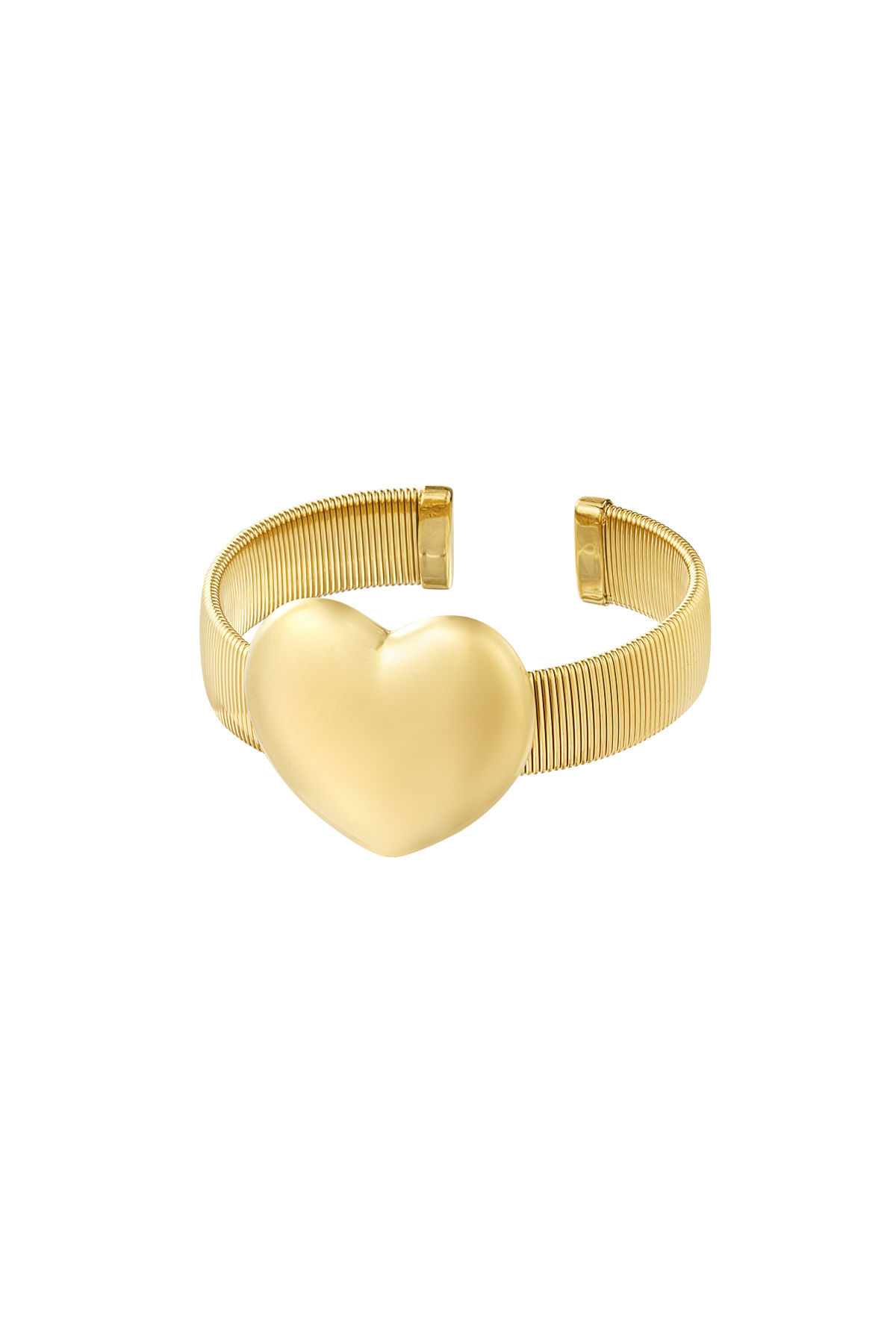 Statement love bracelet - gold h5 