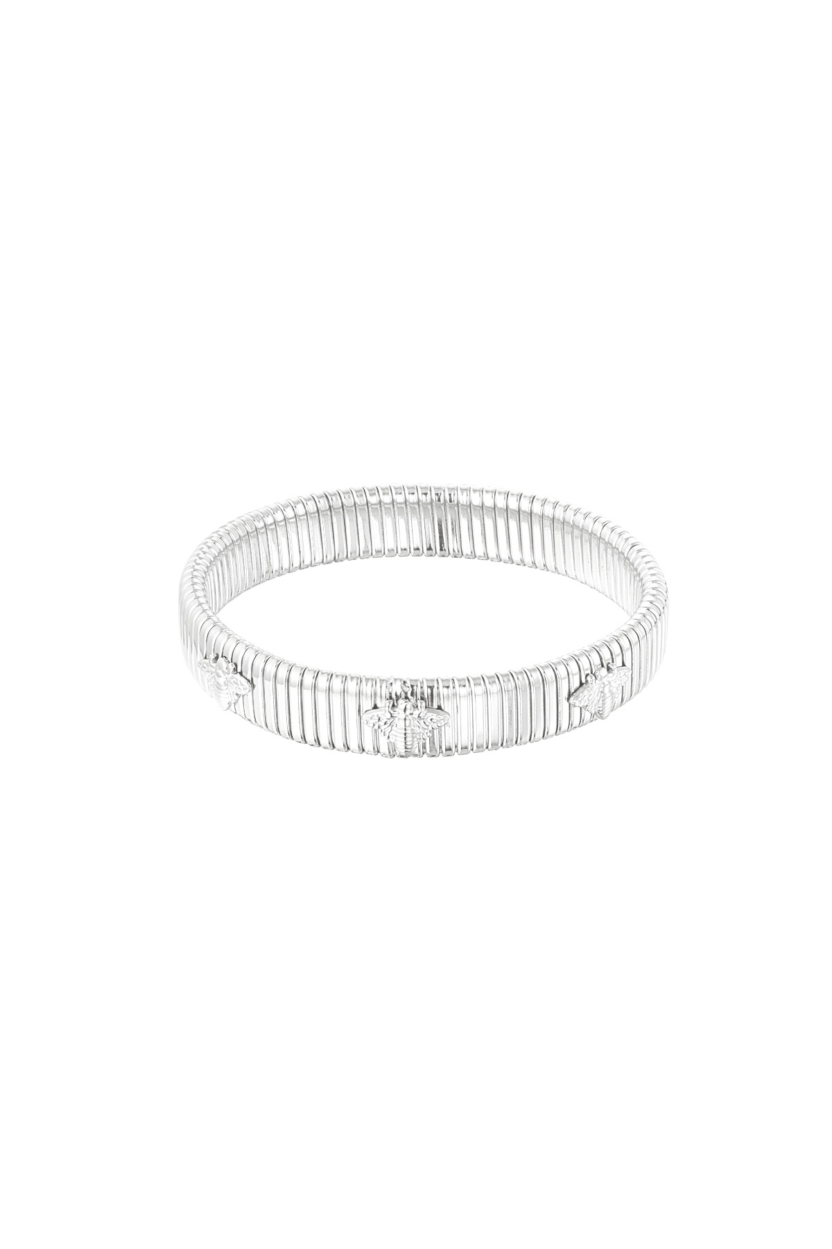 Buzzy beauty armband - zilver h5 