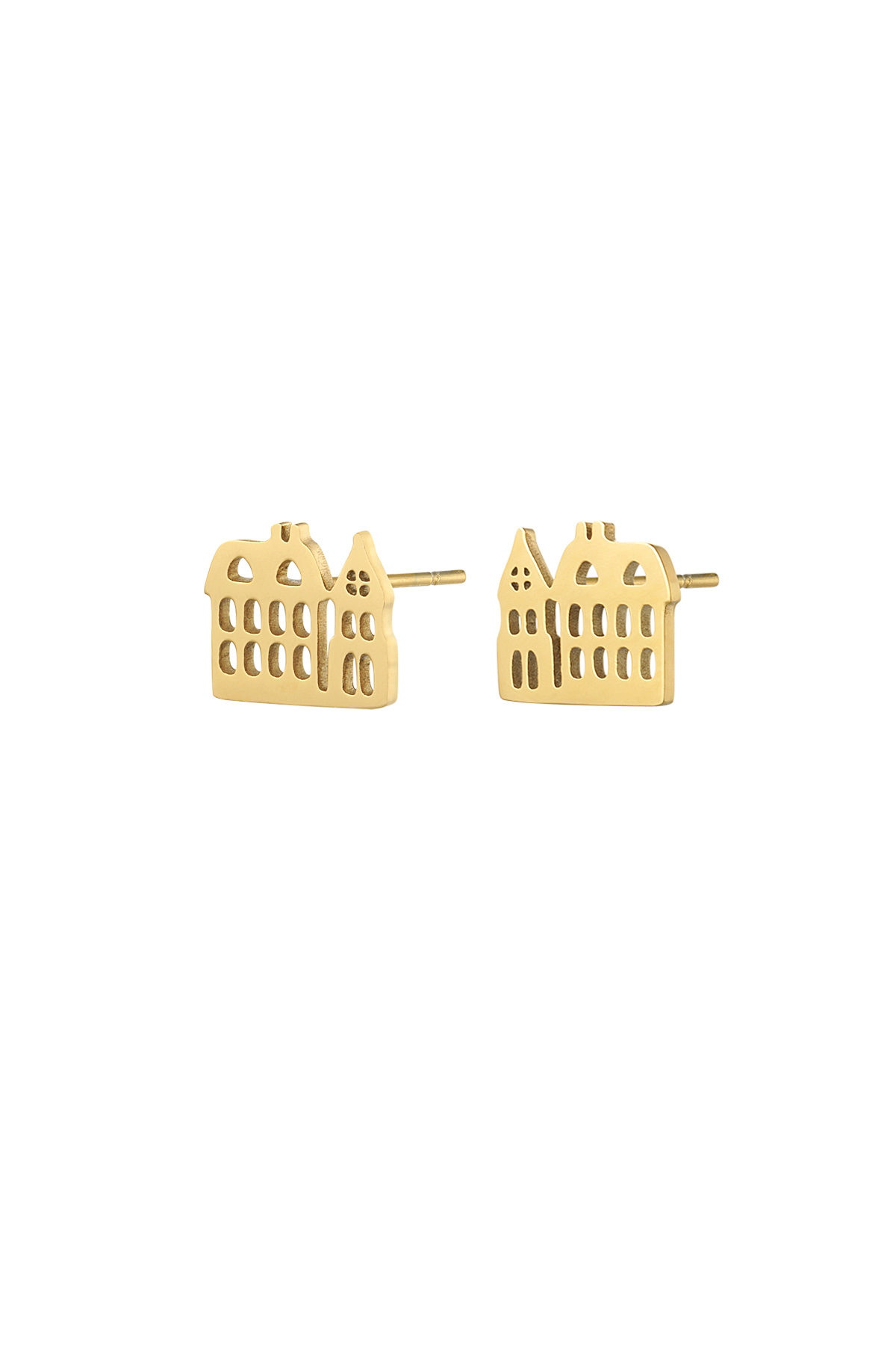 Canal house earrings - gold h5 