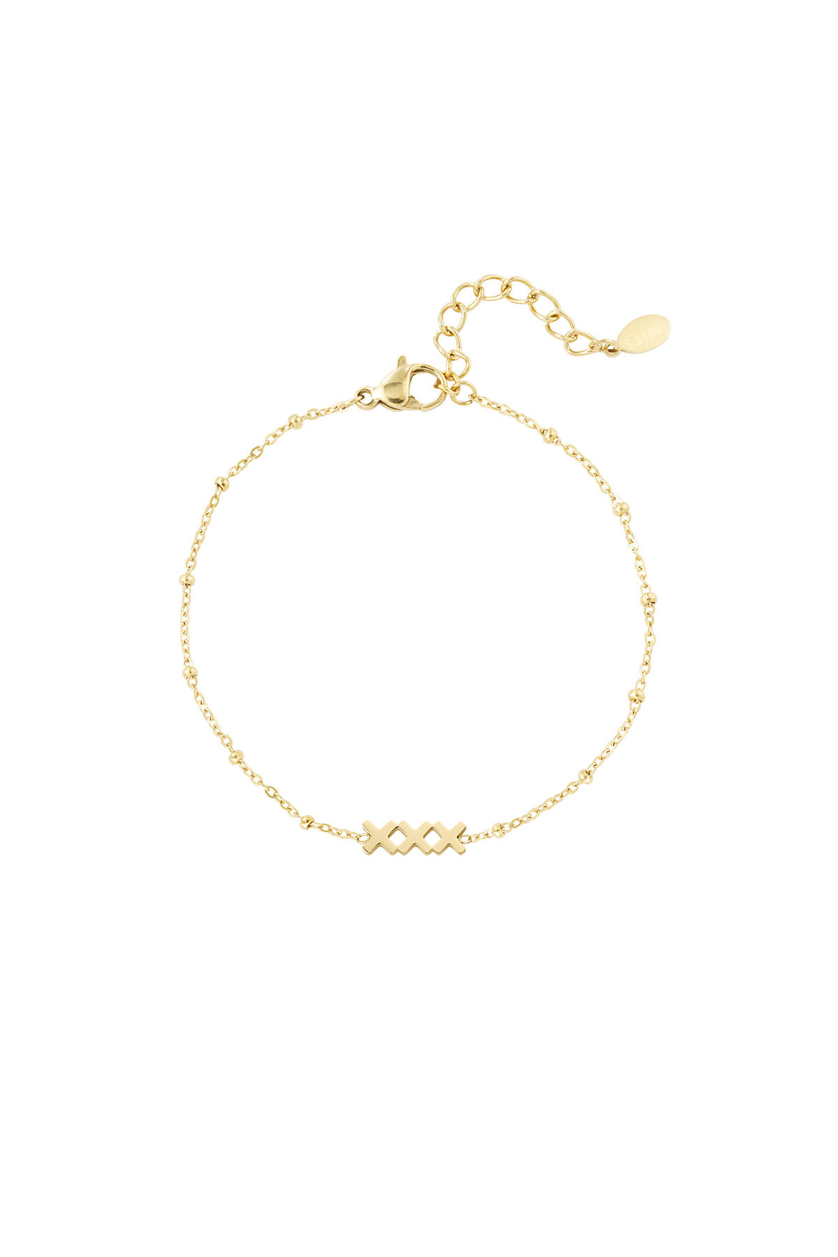 XXX Amsterdam bracelet - Gold color h5 