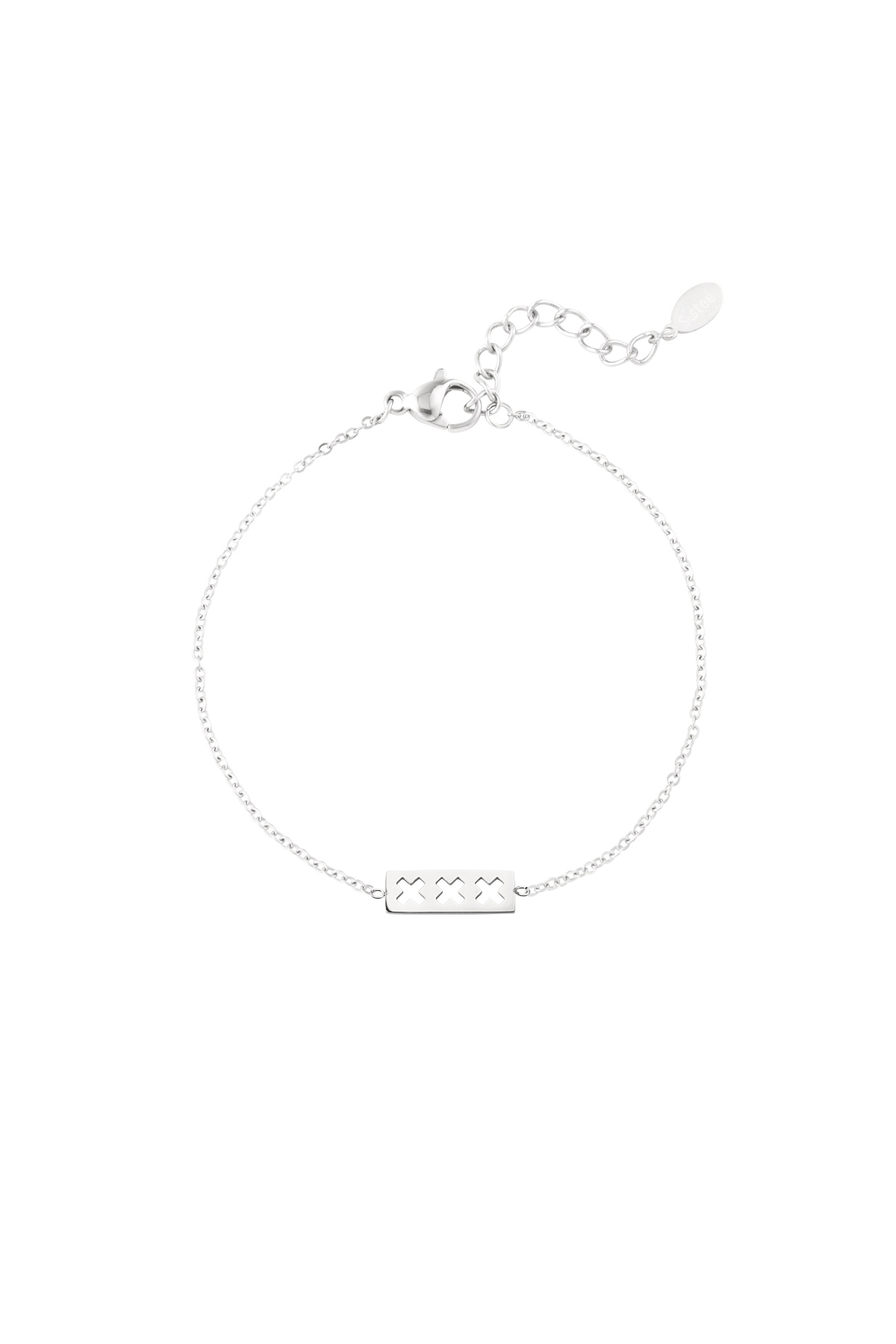 Trio X bracelet - Silver Color color h5 