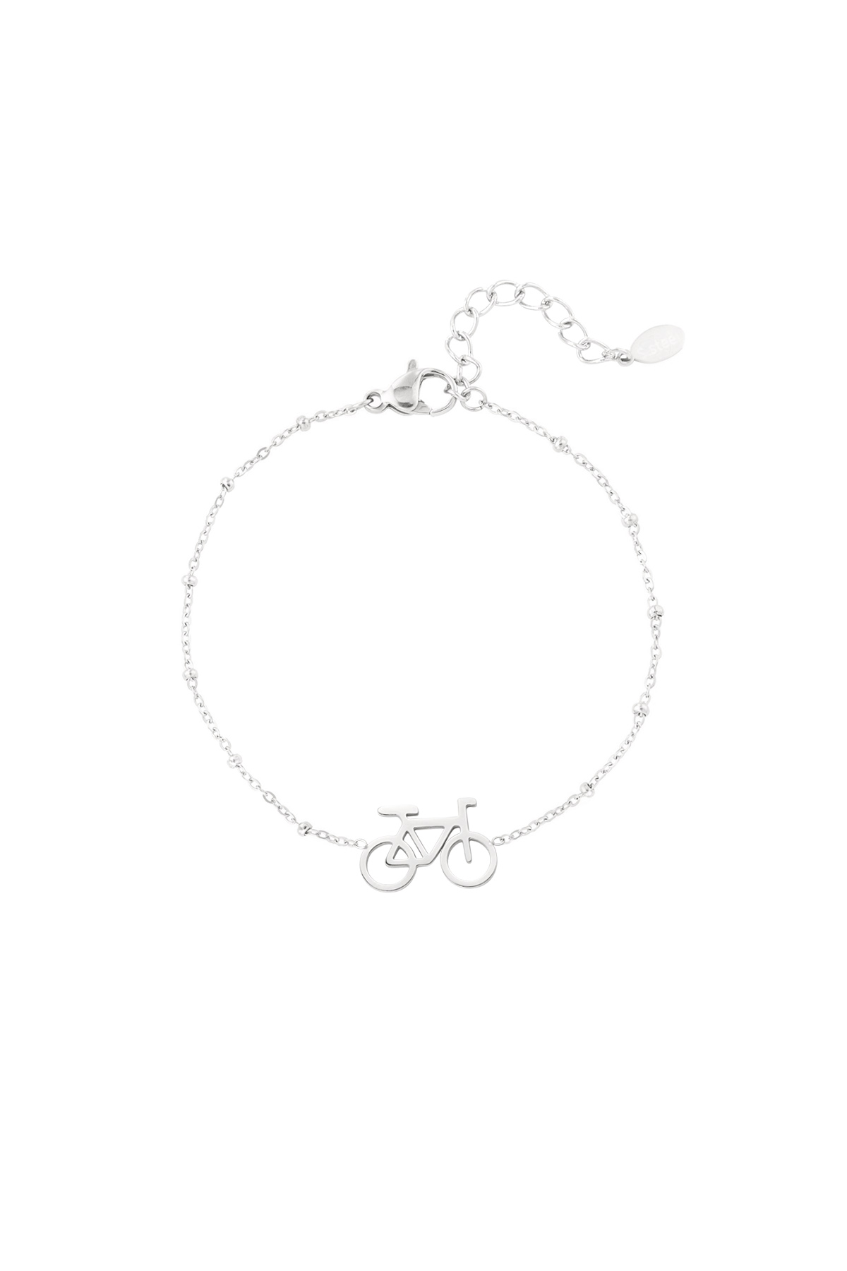 Cycle chic bracelet - silver 