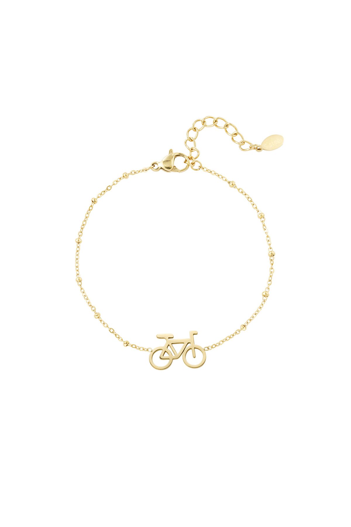 Cycle chic bracelet - gold h5 