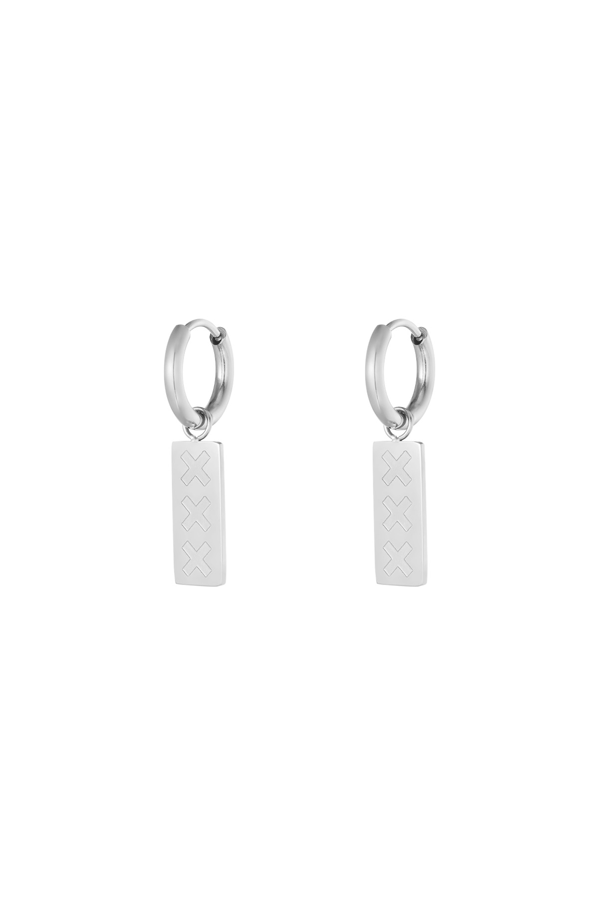 Amsterdam X earrings - silver h5 