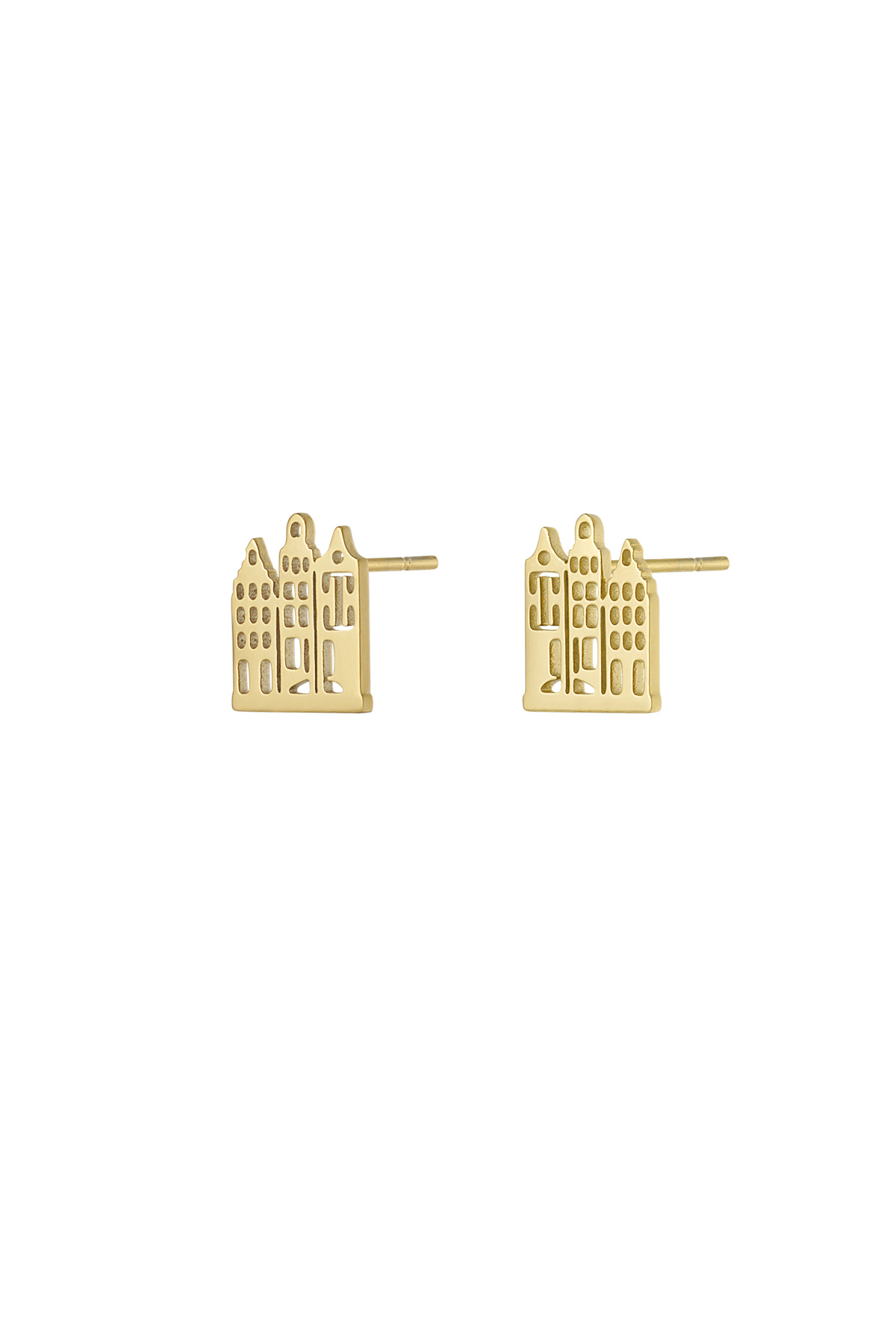 Canal house earrings - gold h5 