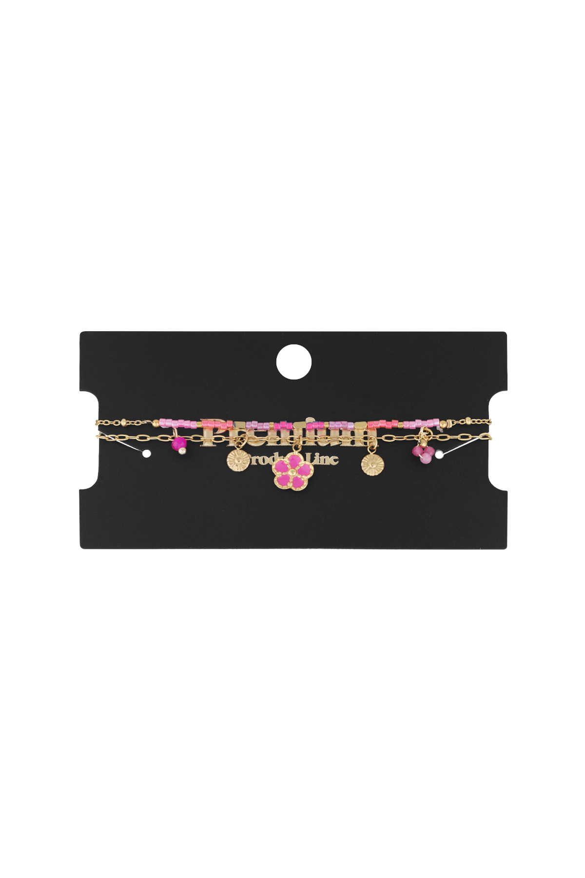 Bracelet pink dream - Gold color