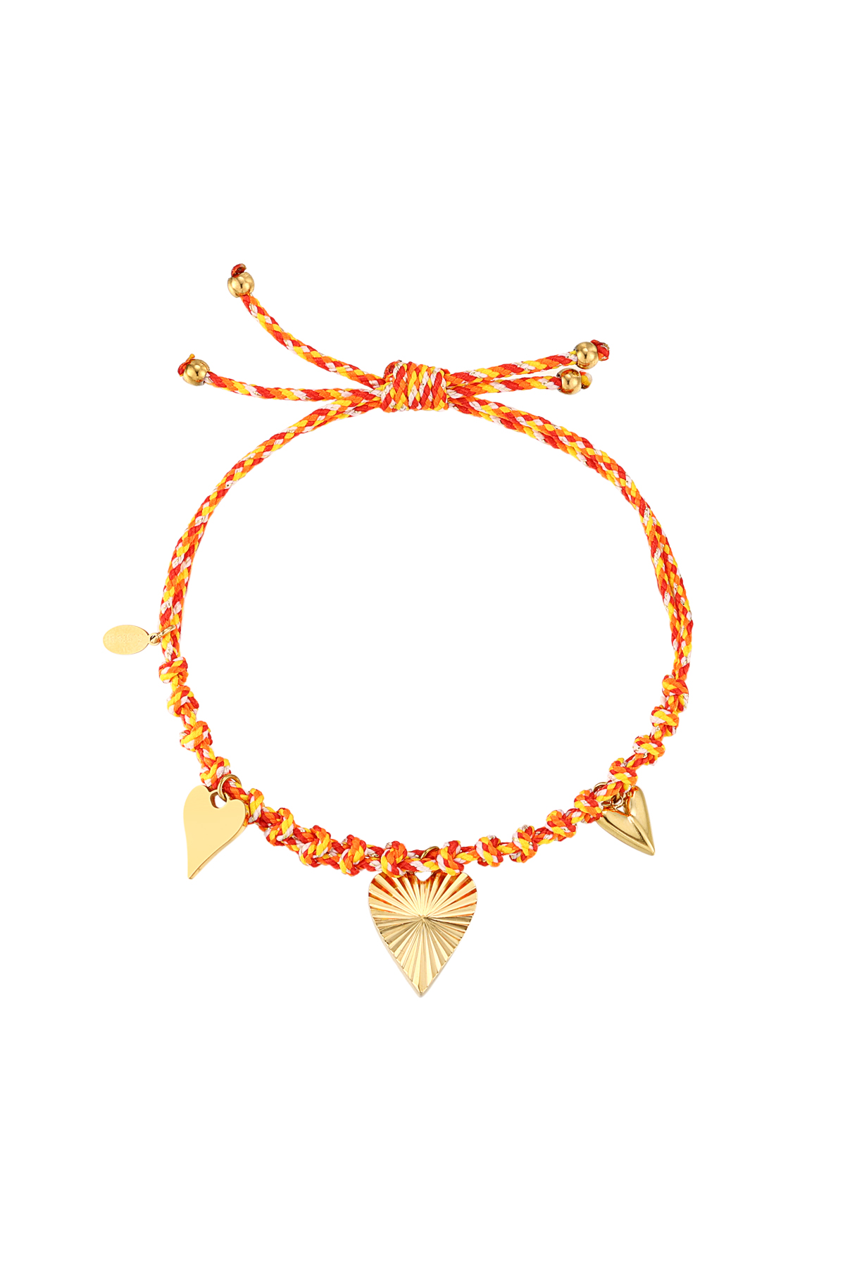 Armband „Traum von der Liebe“ - Farbe Orange-Goldfarbe h5 