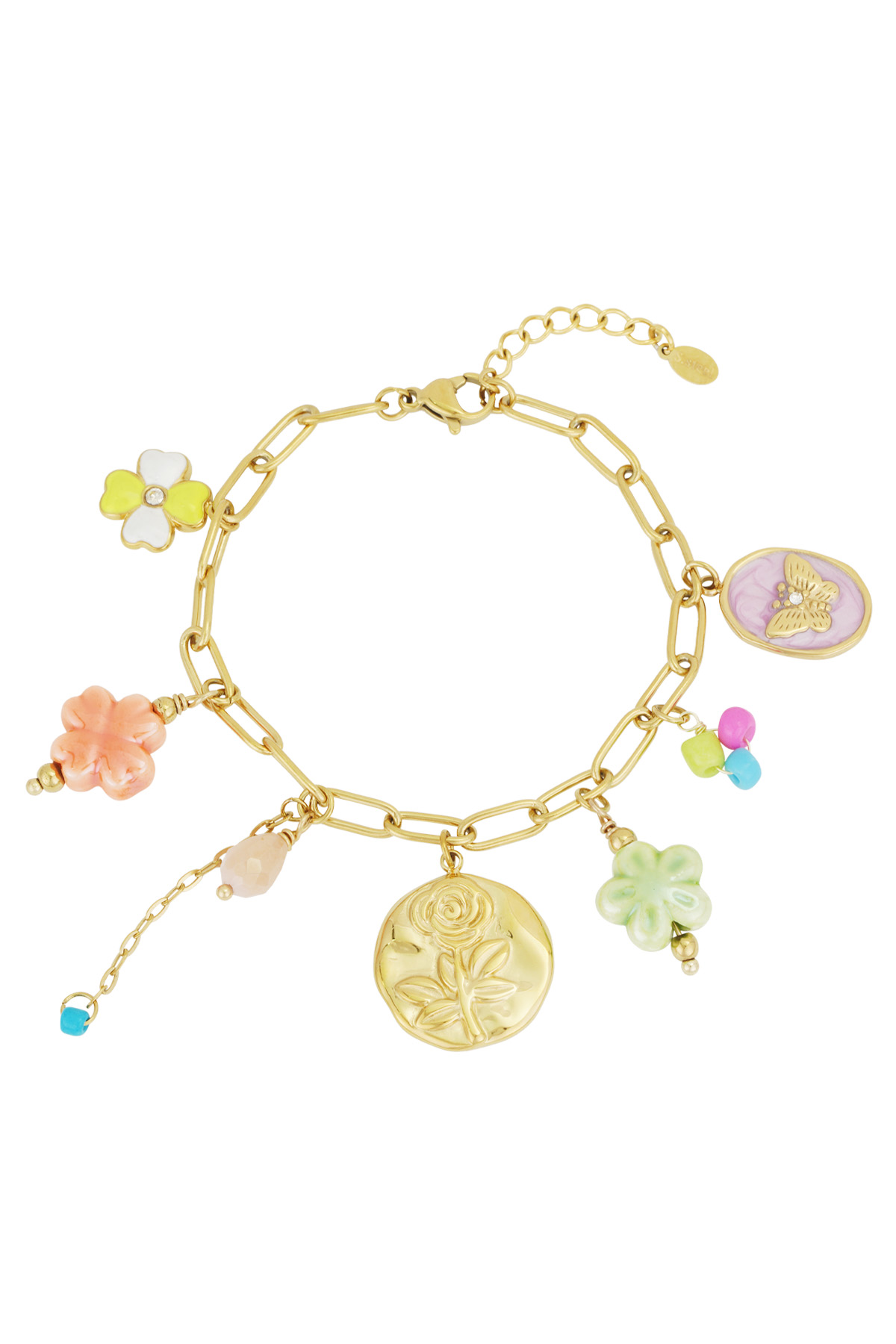 Bedelarmband charmify me - Goud kleur 2