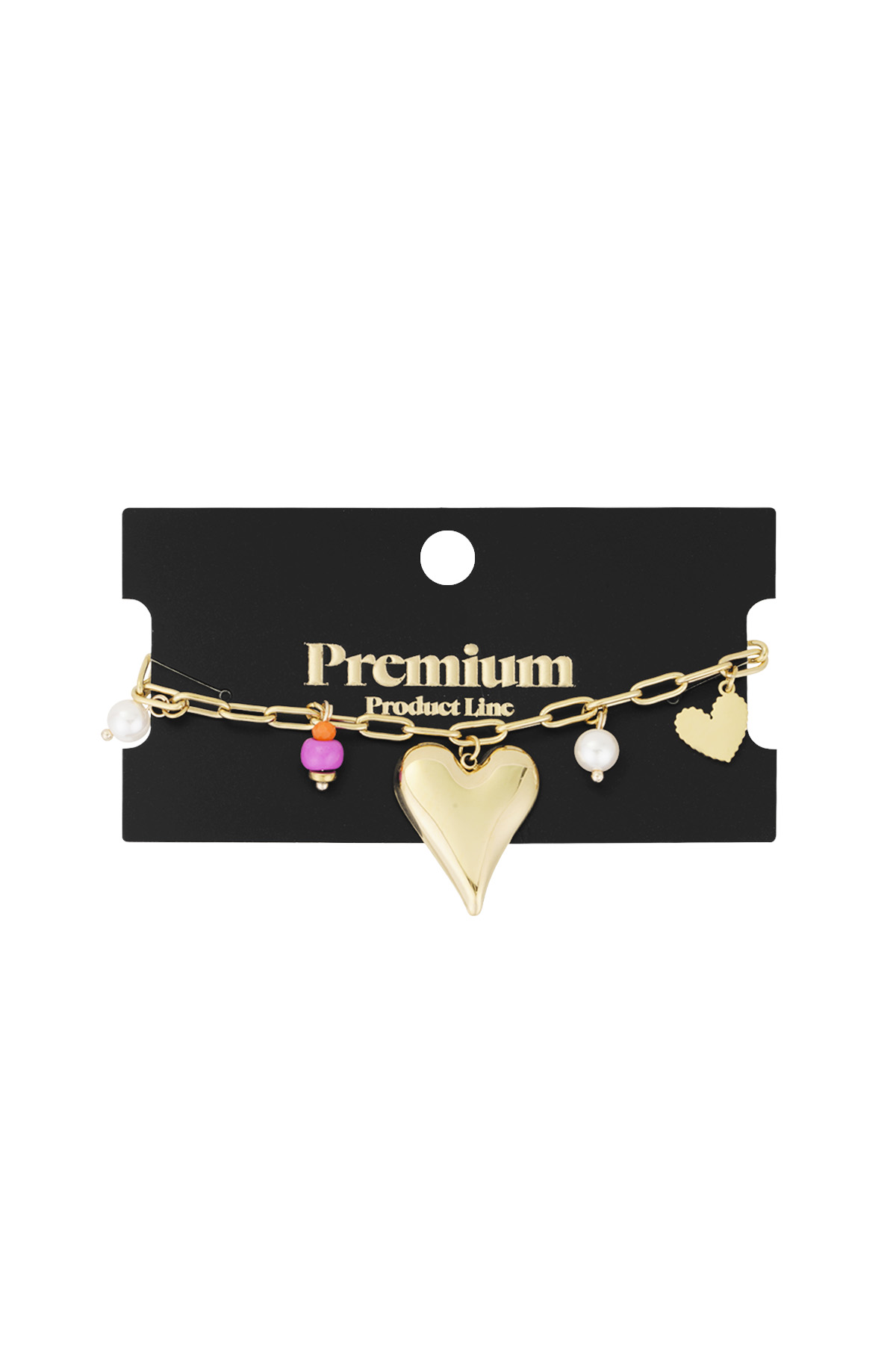 Charm-Armband Love Moment - Goldfarben h5 Bild3