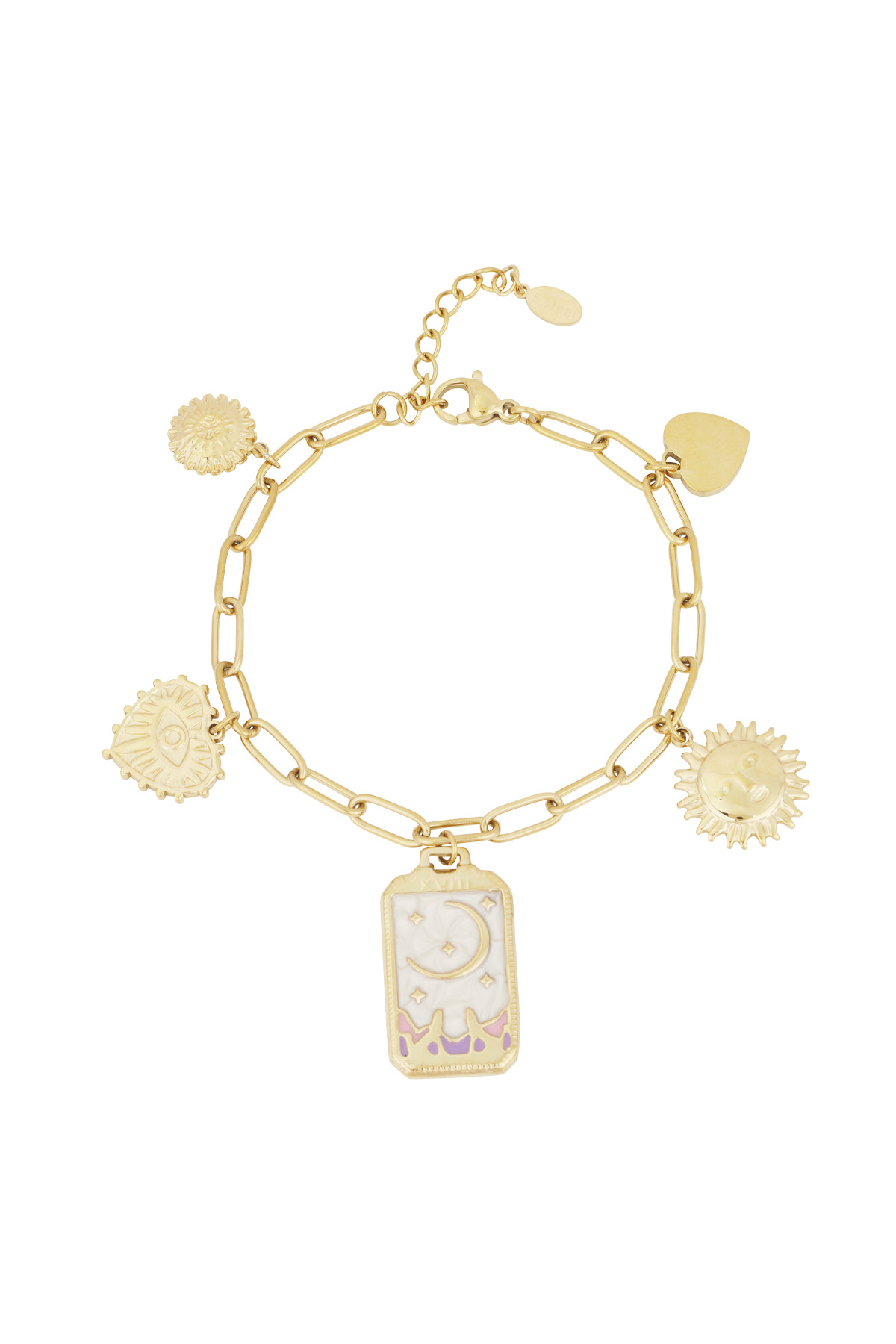 Charm-Armband magischer Mond - Goldfarben h5 