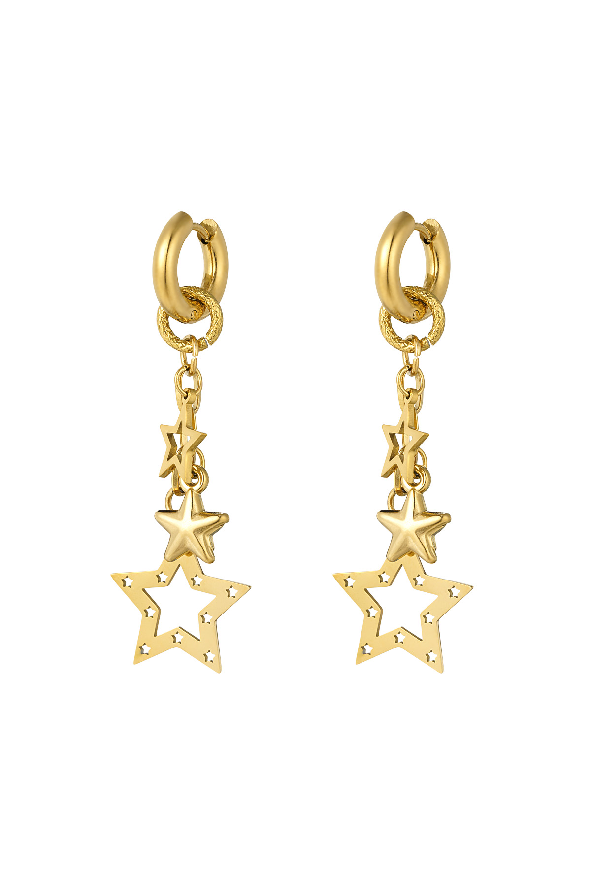 Earrings starry nights - Silver Color color 