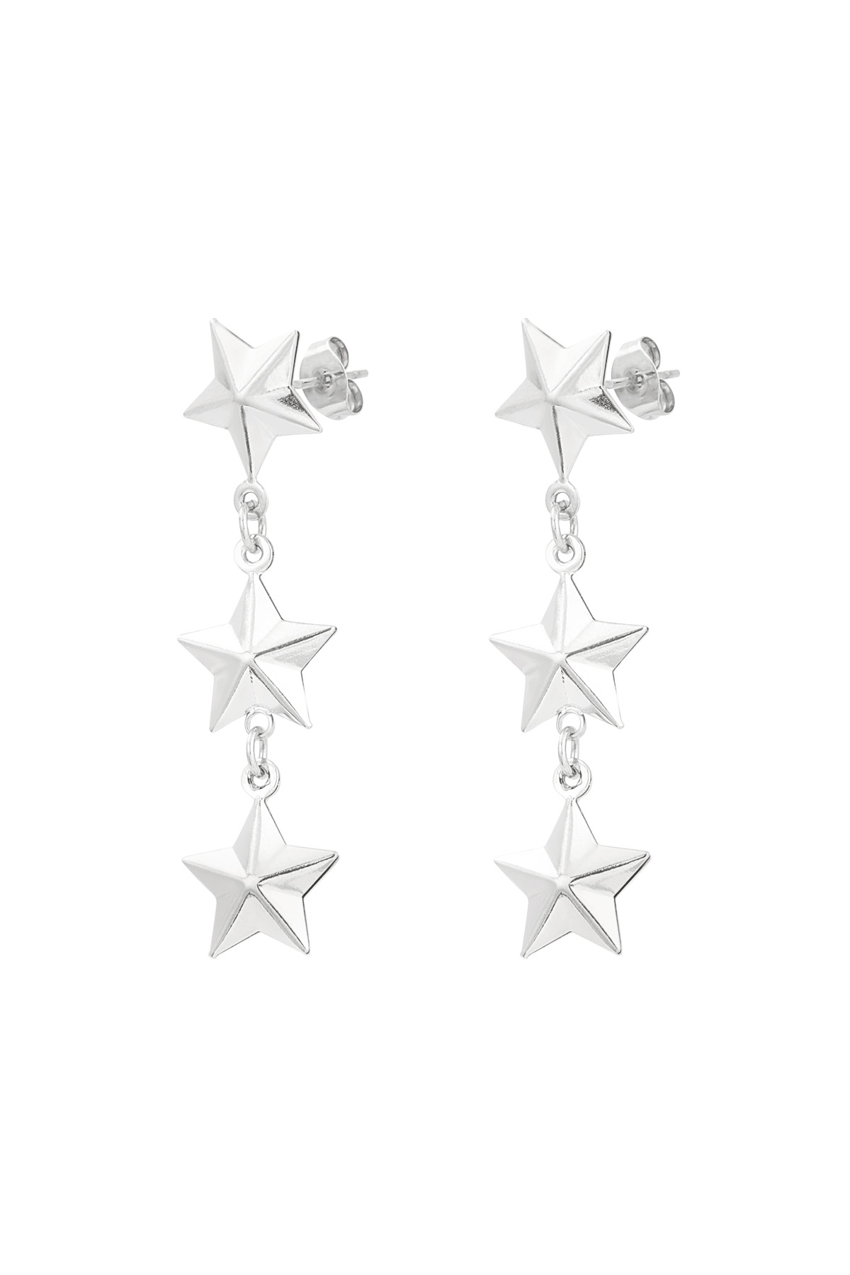 Earrings twilight - Silver color h5 