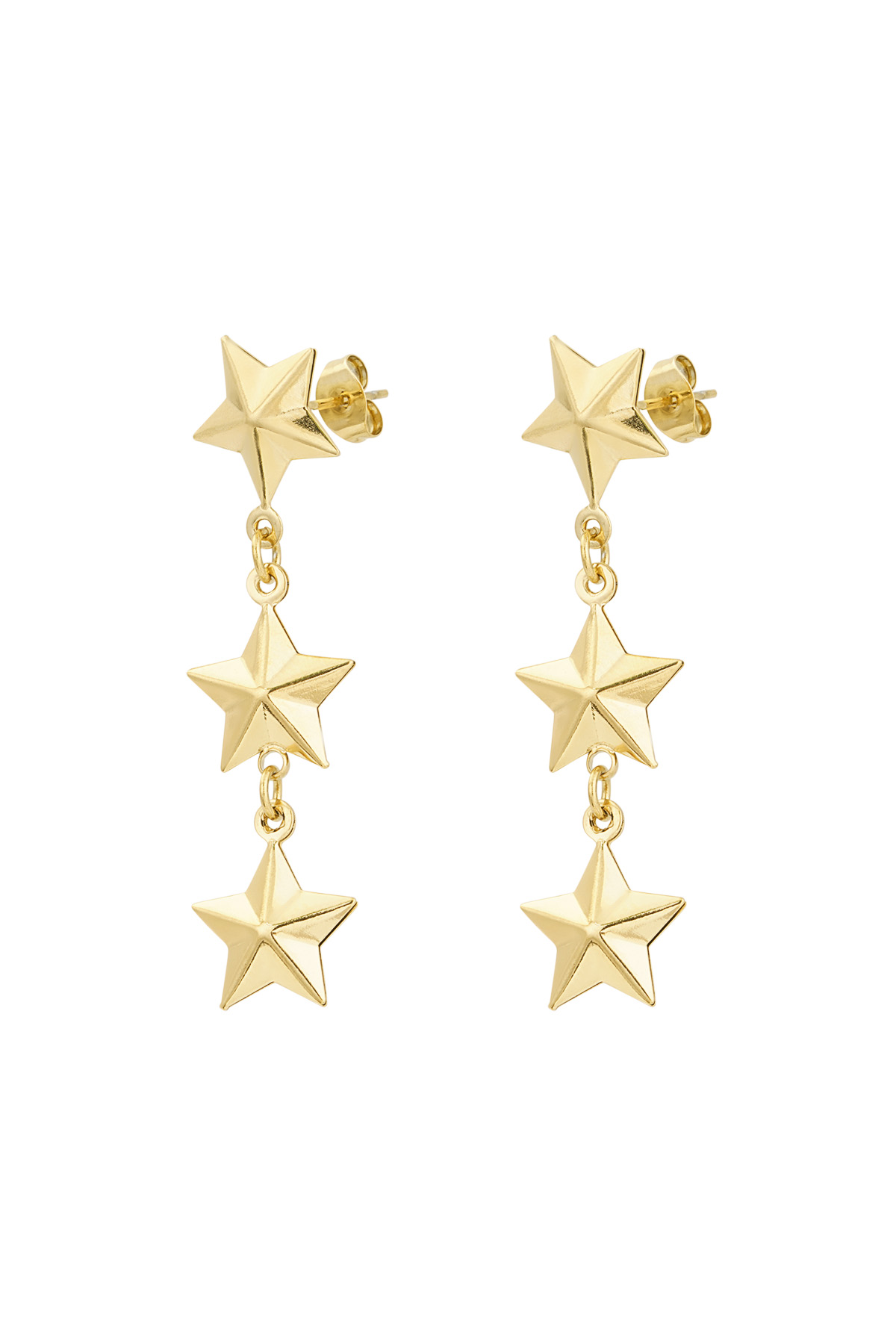 Earrings twilight - Gold color h5 