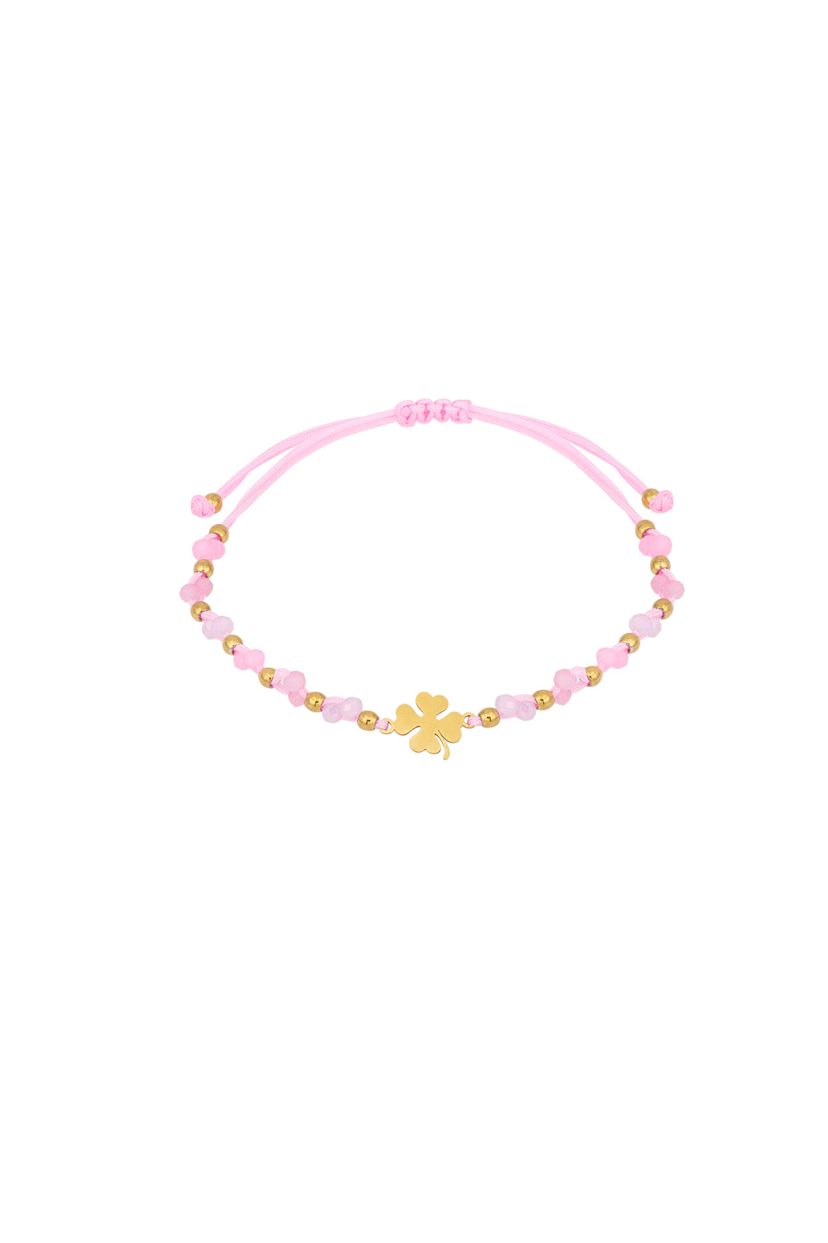 Lucky charm bracelet - Light pink h5 