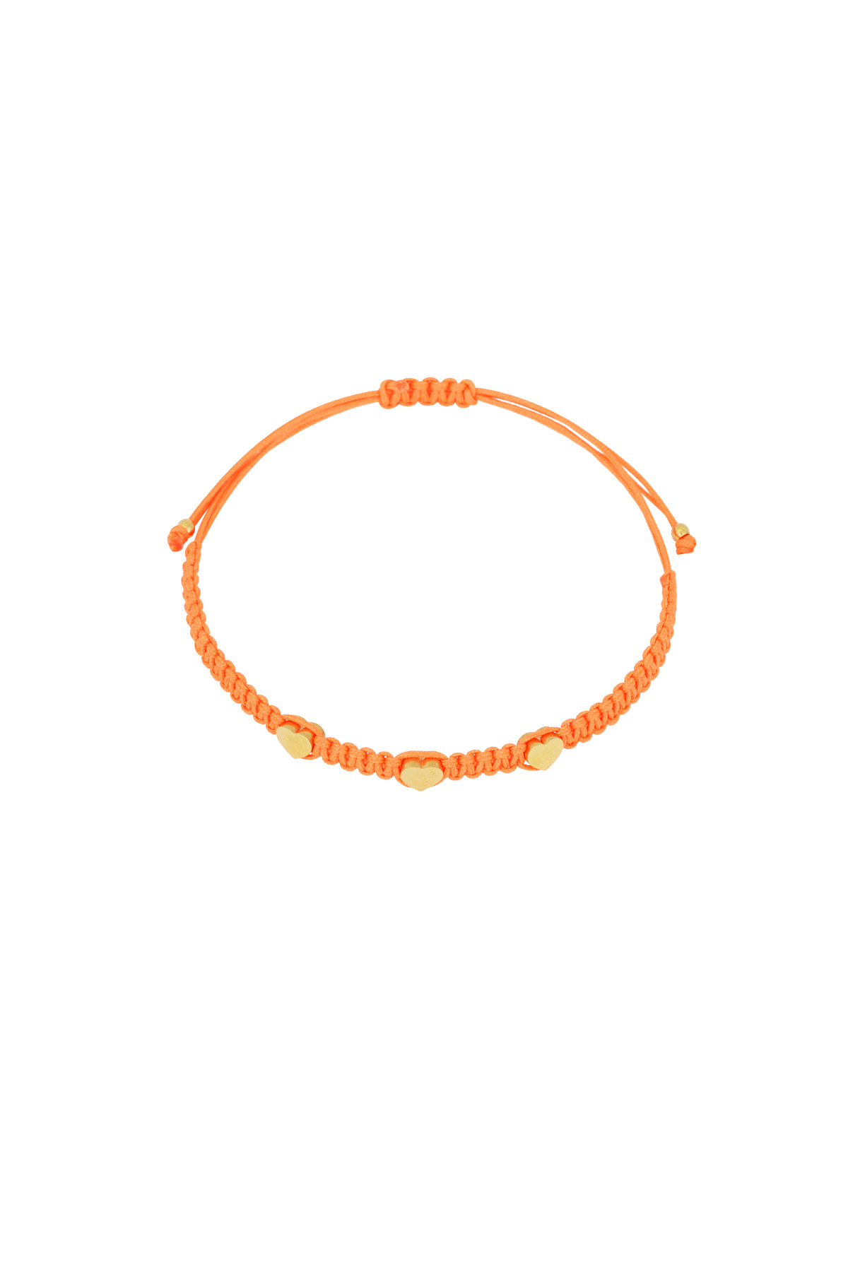 Bracelet cute heart - Orange 