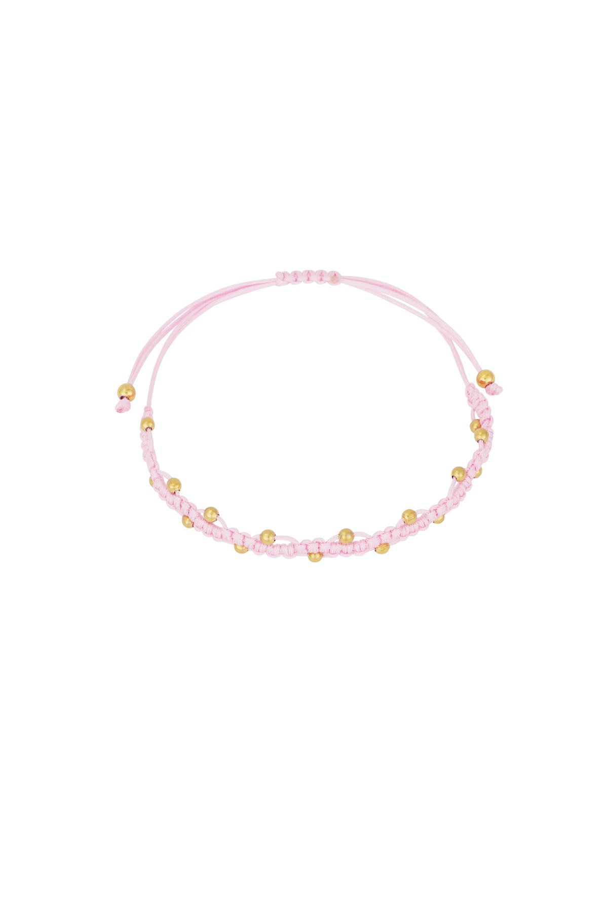 Tiny dots bracelet - Light pink h5 