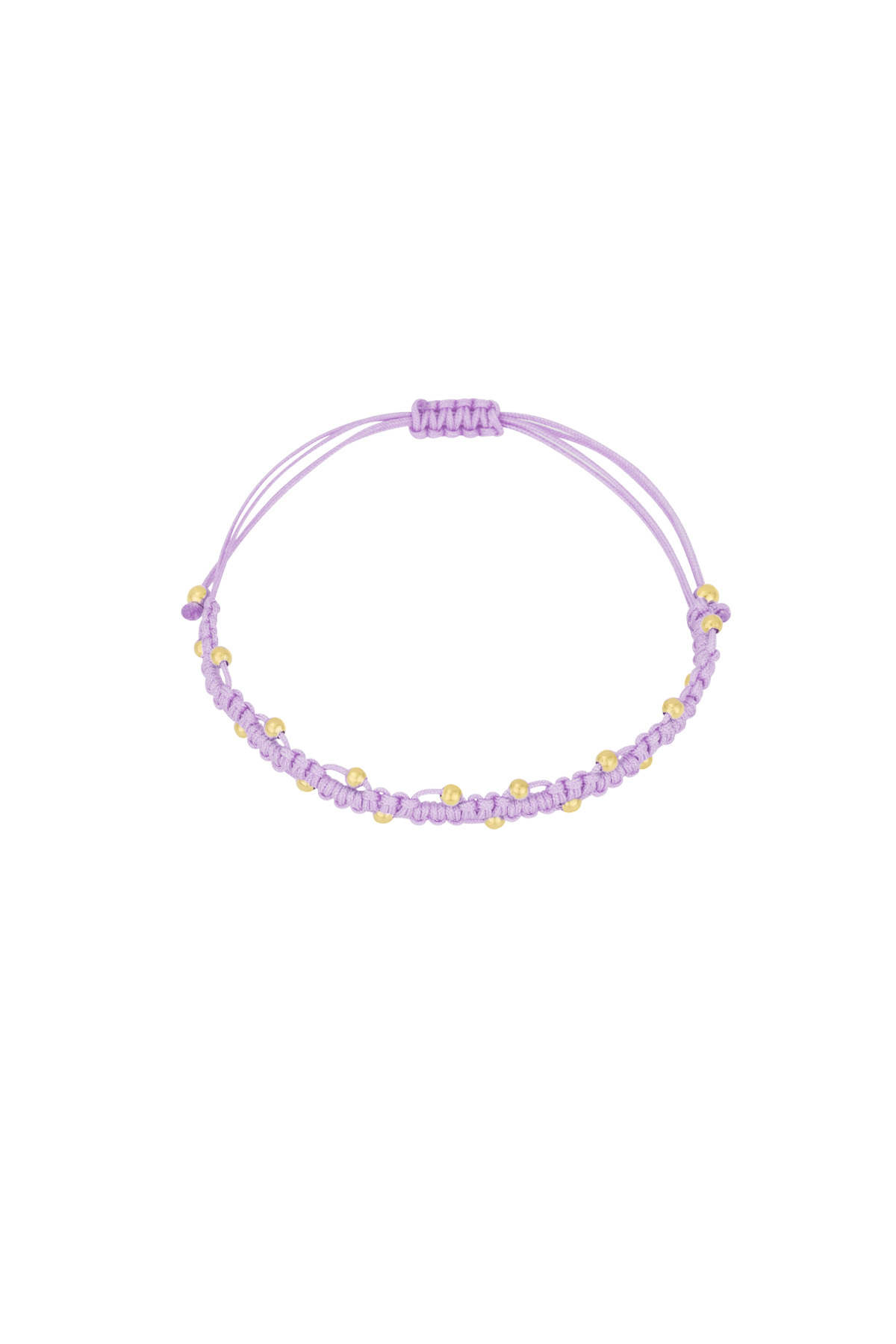 Tiny dots bracelet - Lilac purple 