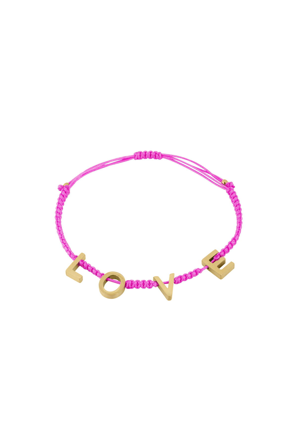 LOVE Armband - fuchsia