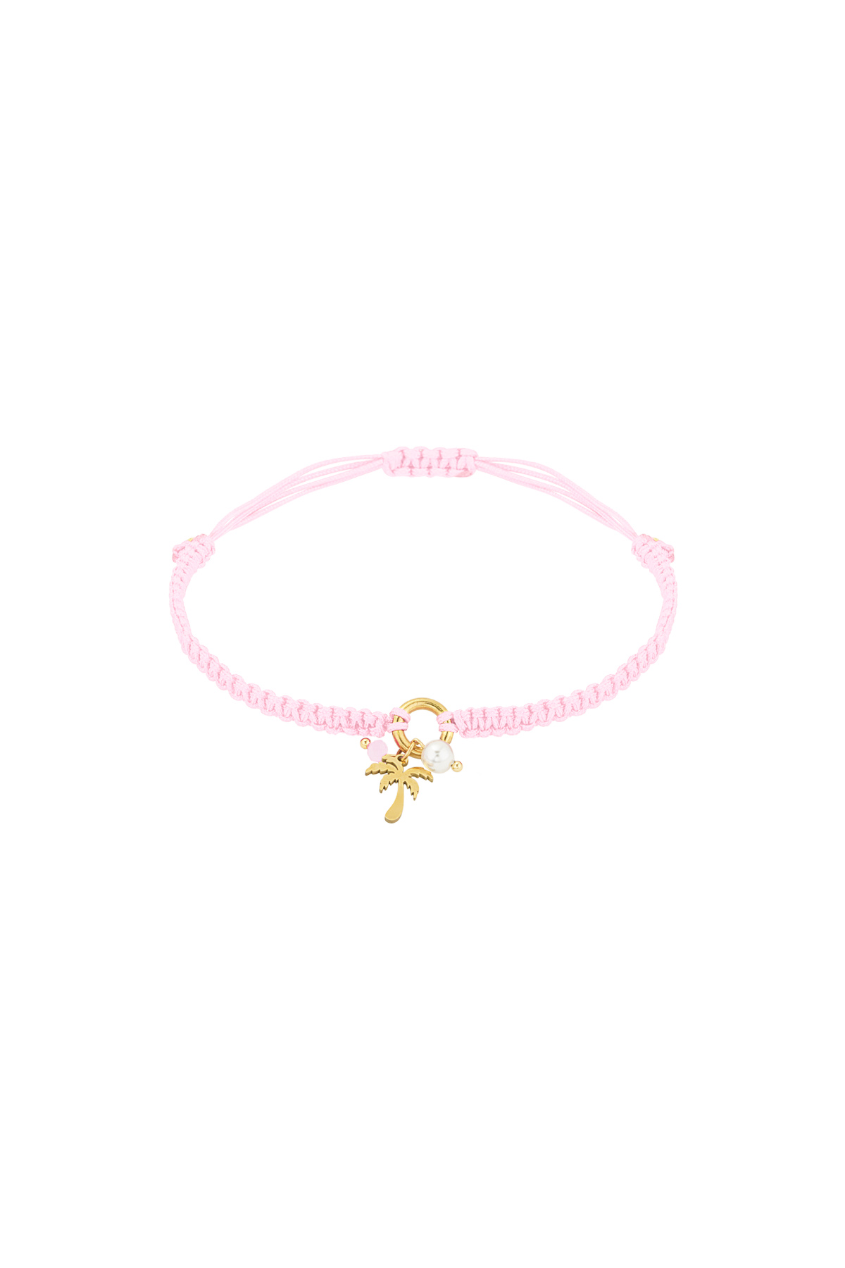 Palm Paradise Armband - Blassrosa h5 