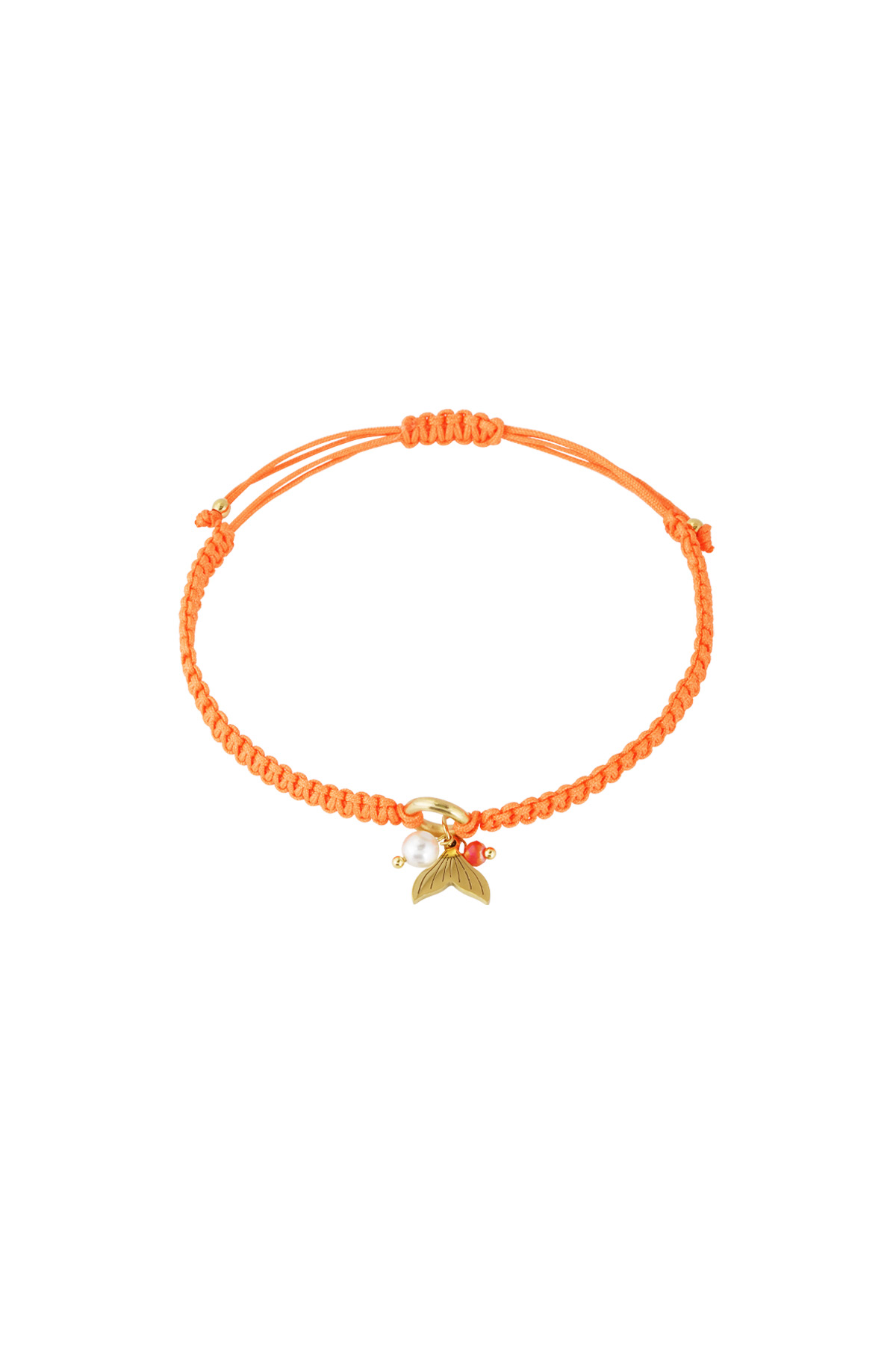 Bracelet mermaid wonder - Orange & gold color h5 