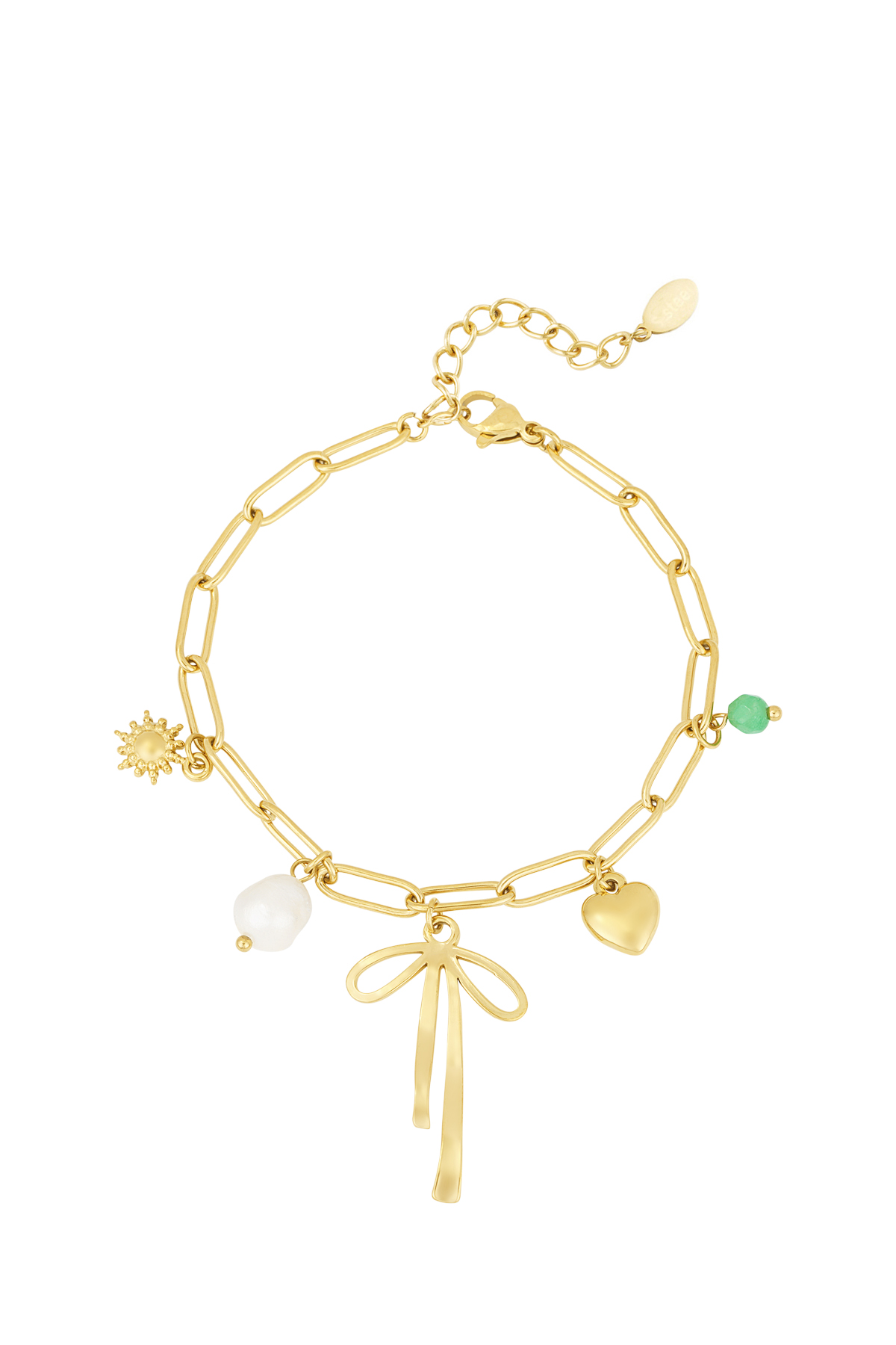 Bow & beyond bracelet - Gold color h5 