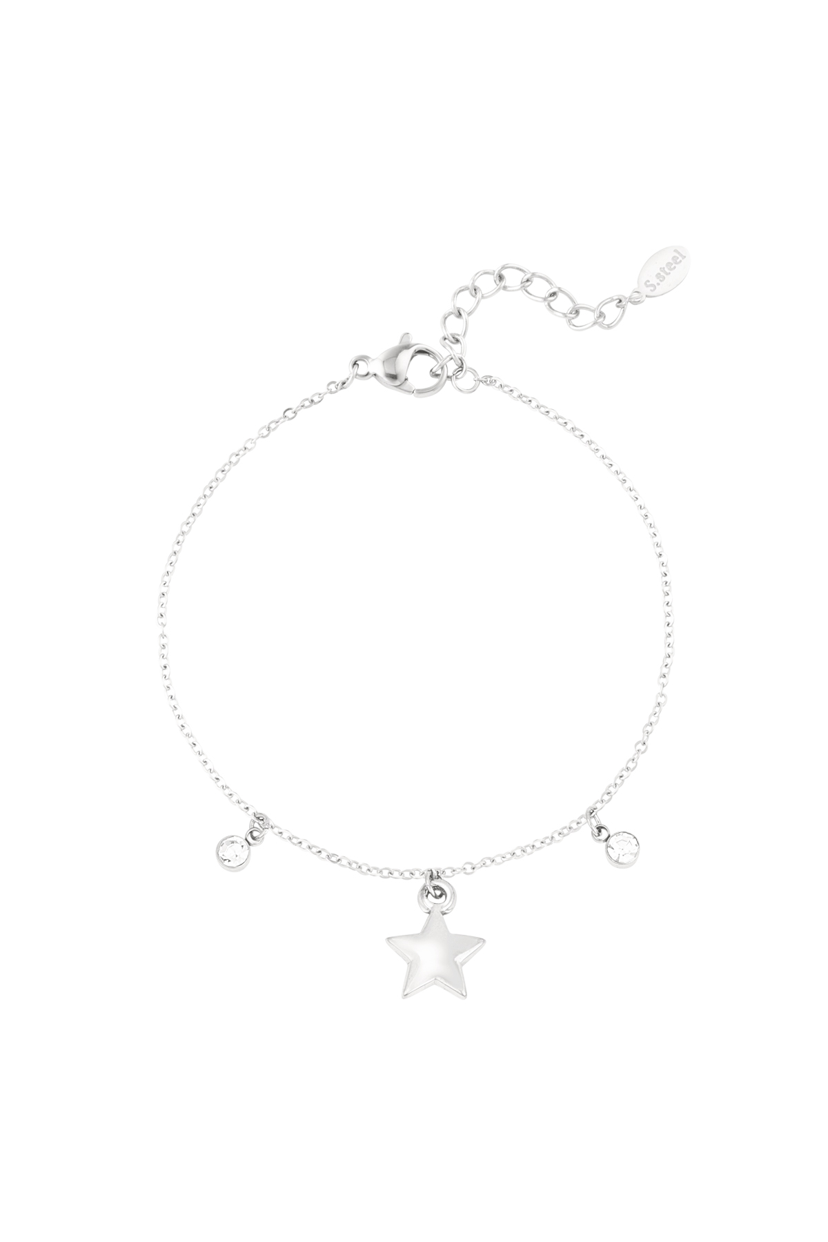 Bracelet star sign - Silver color h5 