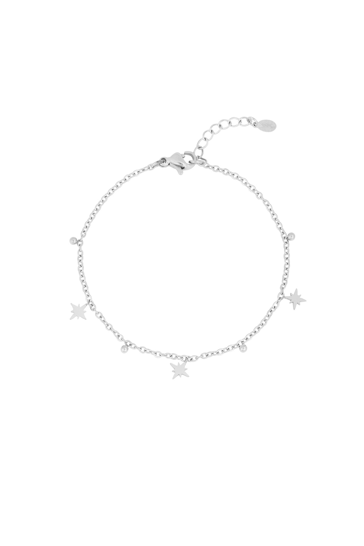 Shining stars bracelet - Silver color h5 