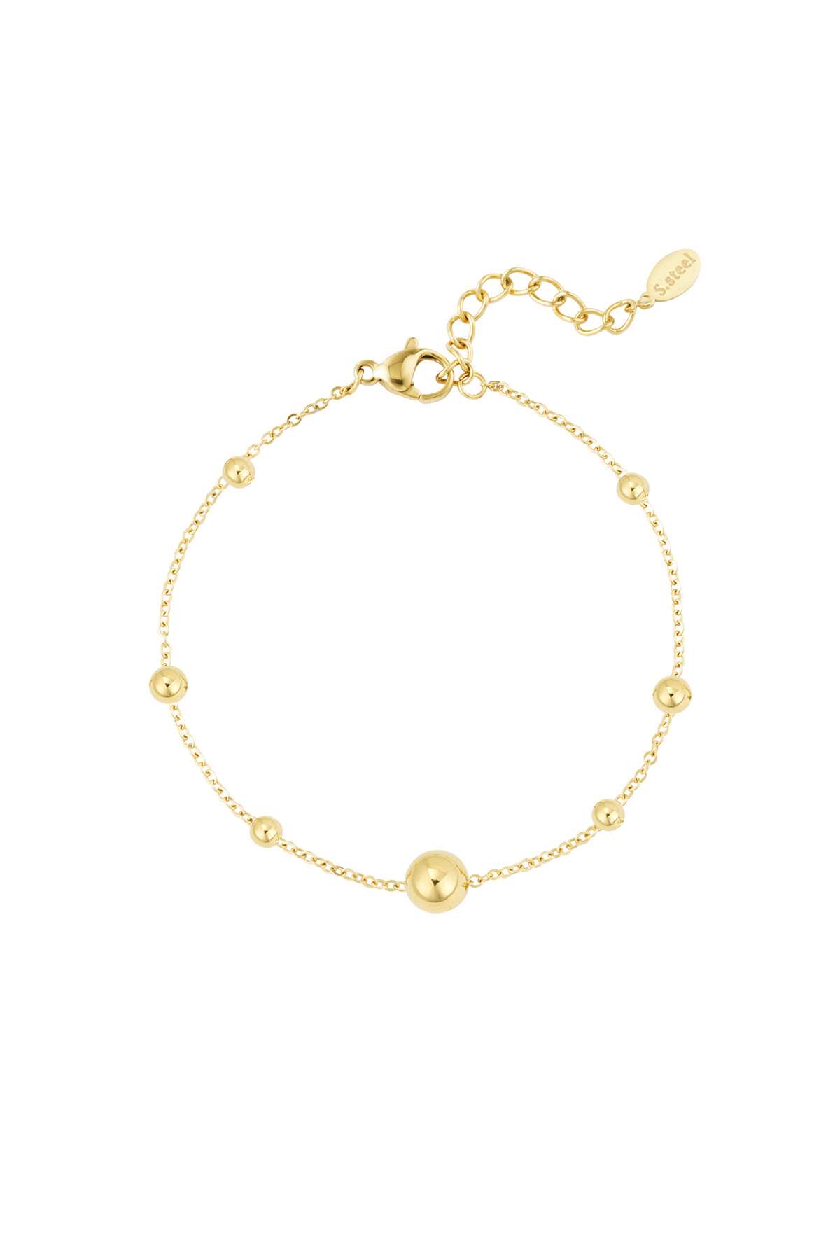 Bracelet basic party - Gold color h5 