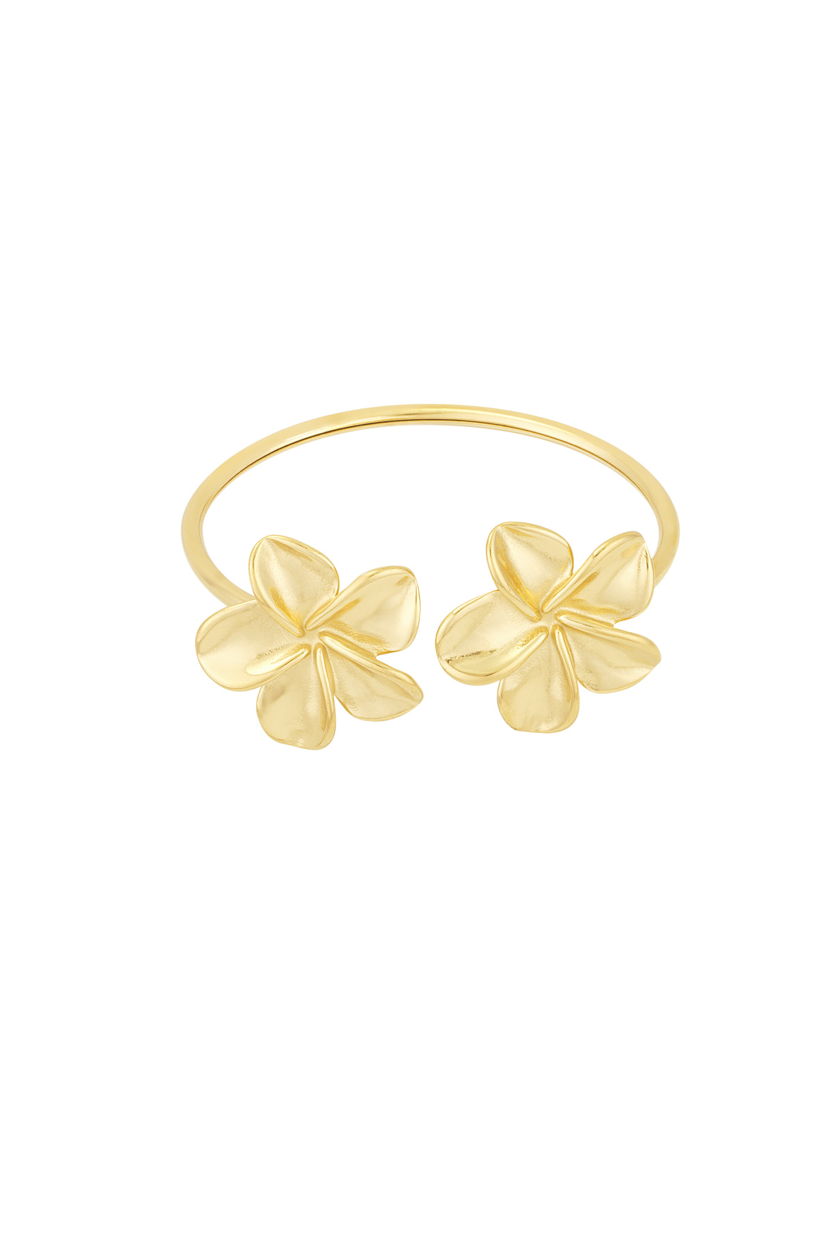 Armband Blumenduo - Goldfarben h5 