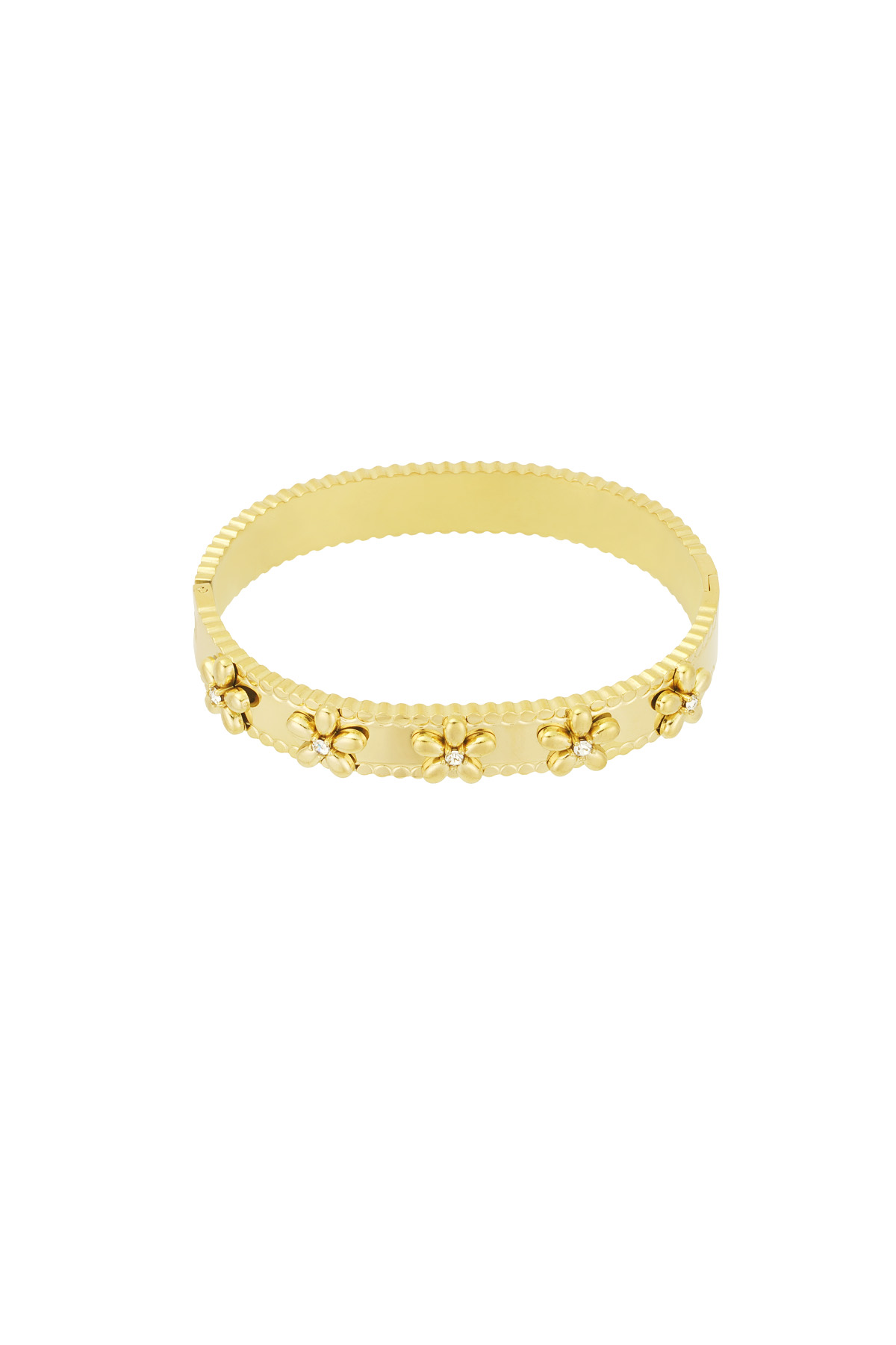 Armband Blumenparty - Goldfarben h5 