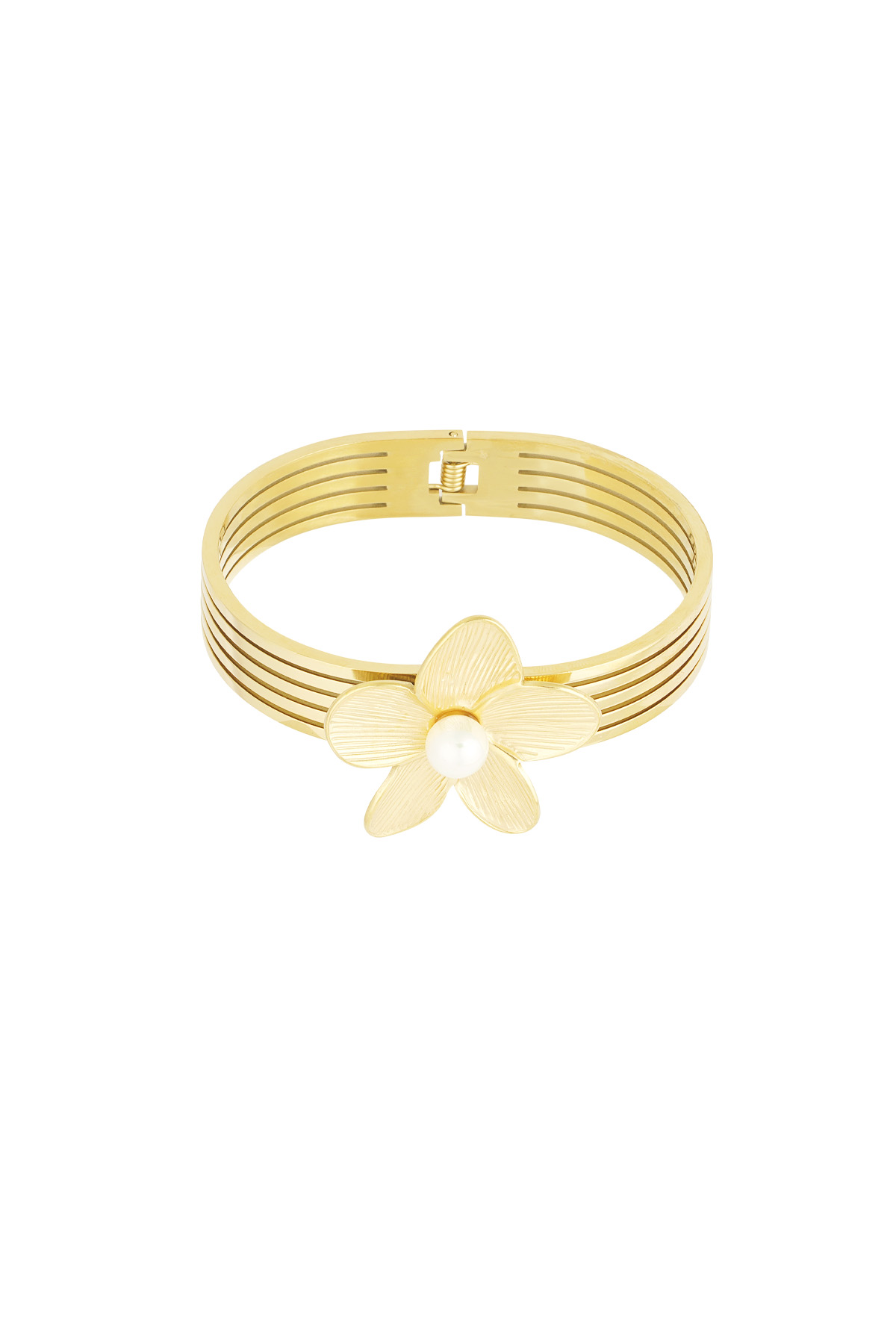 Armband Flower Power - Goldfarben h5 