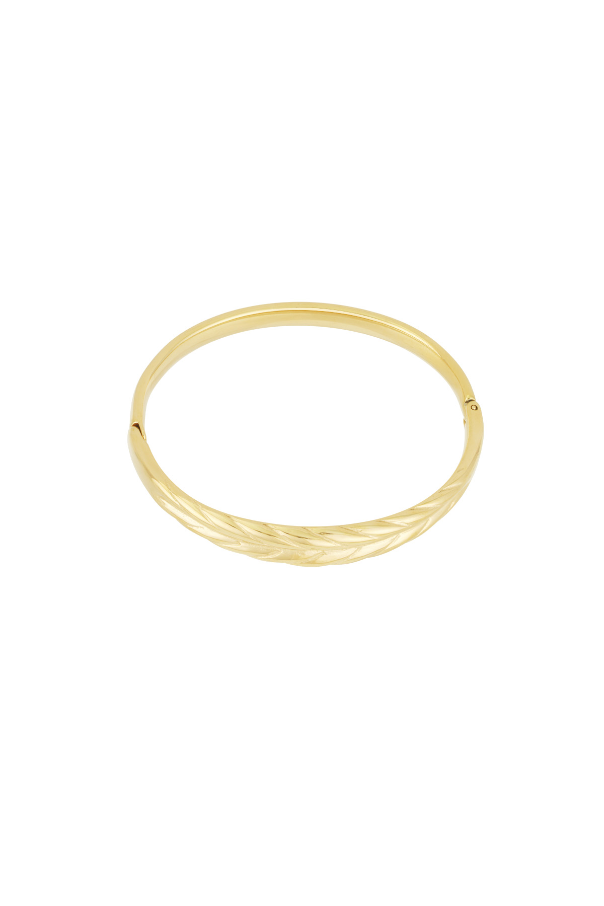 Dezentes Reliefarmband - Goldfarbe h5 