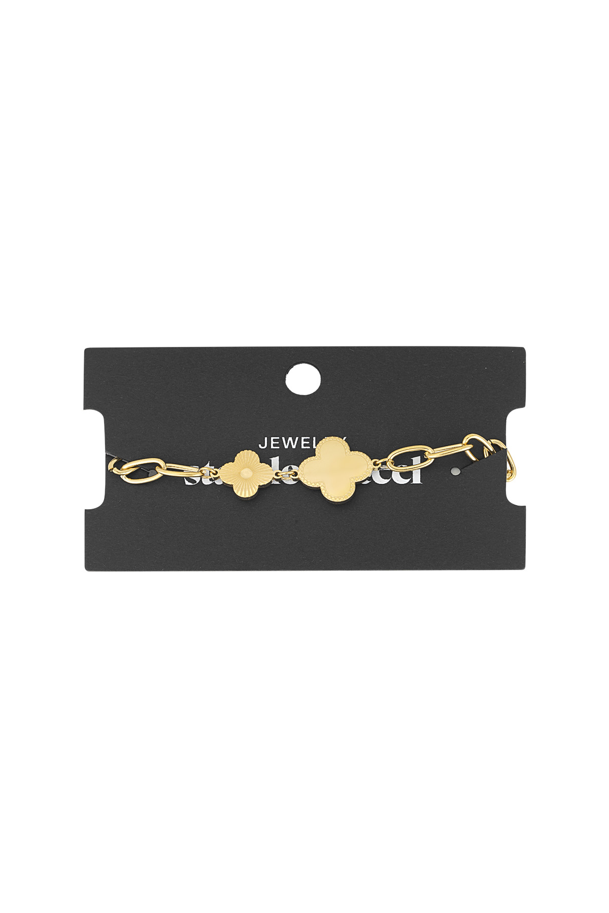 Clover Link Bracelet - Gold Color Picture2