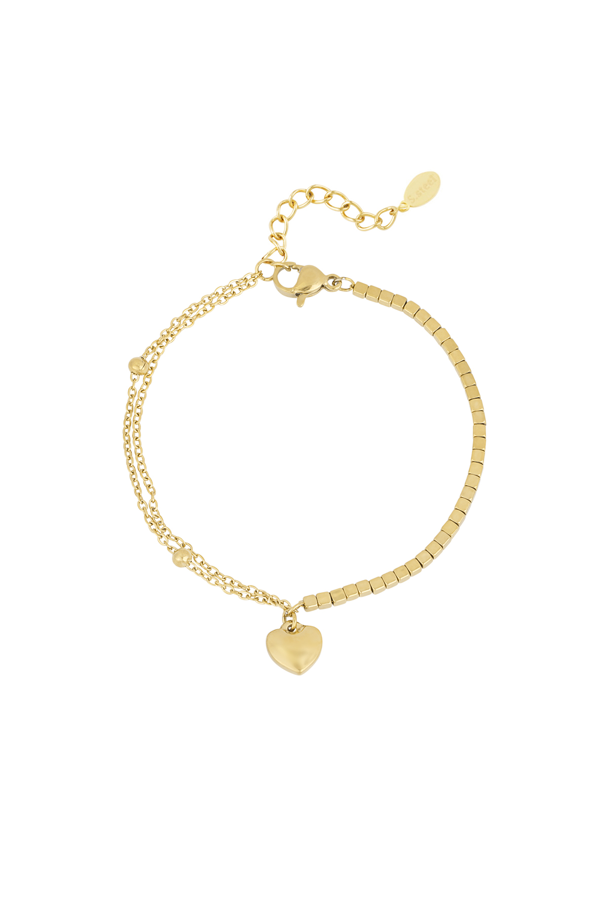 Heart Haven Armband - Goldfarben h5 