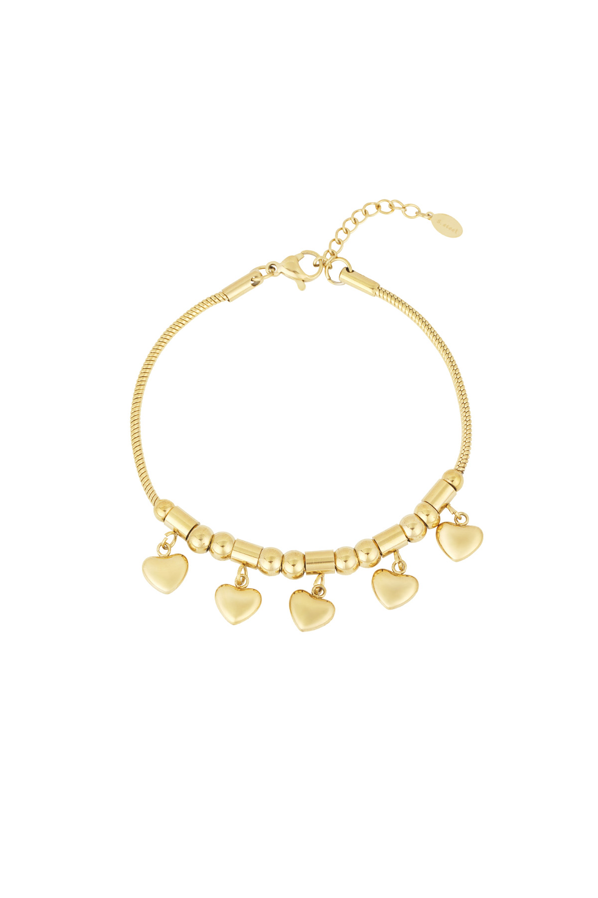 Love Love Love bracelet - gold color h5 