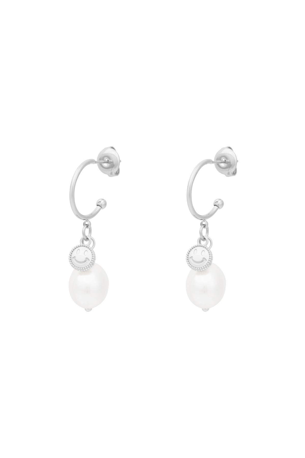 Happy glow earrings - Silver color 