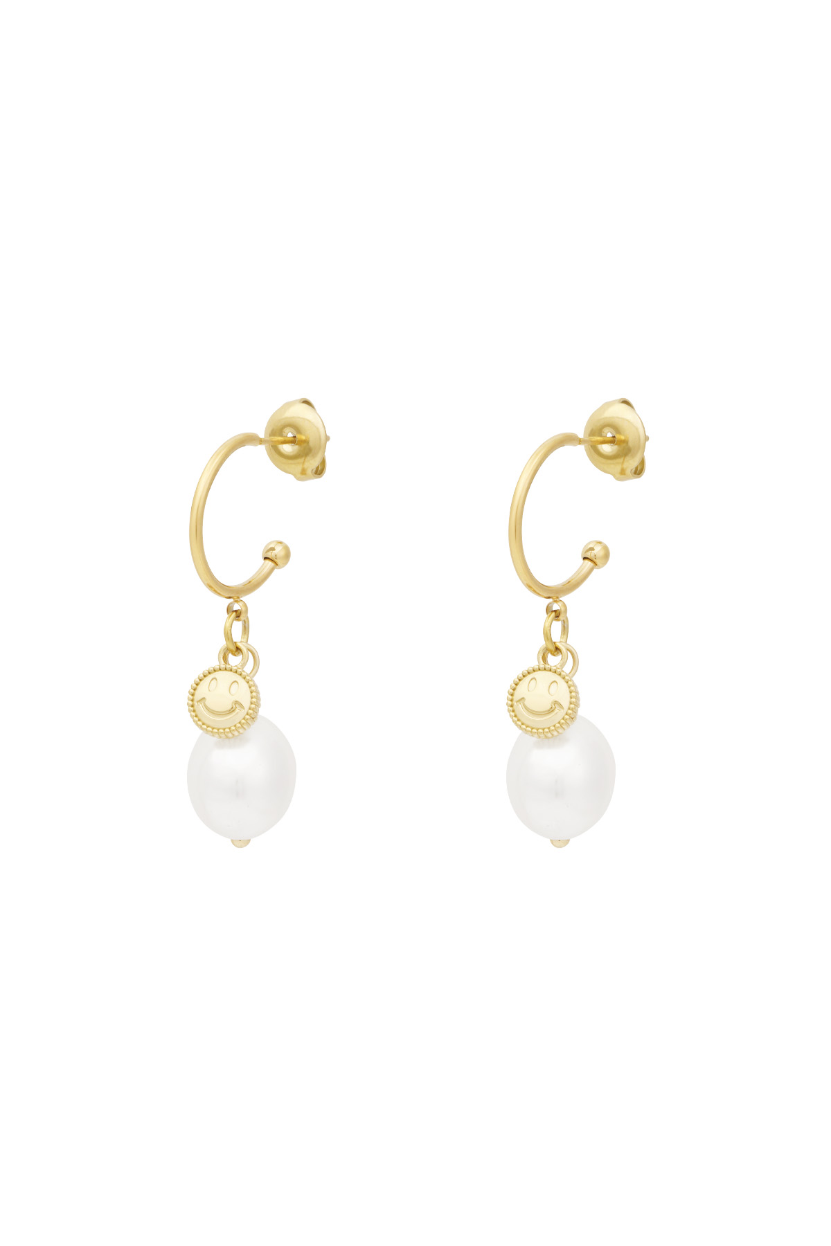 Happy glow earrings - Gold color h5 