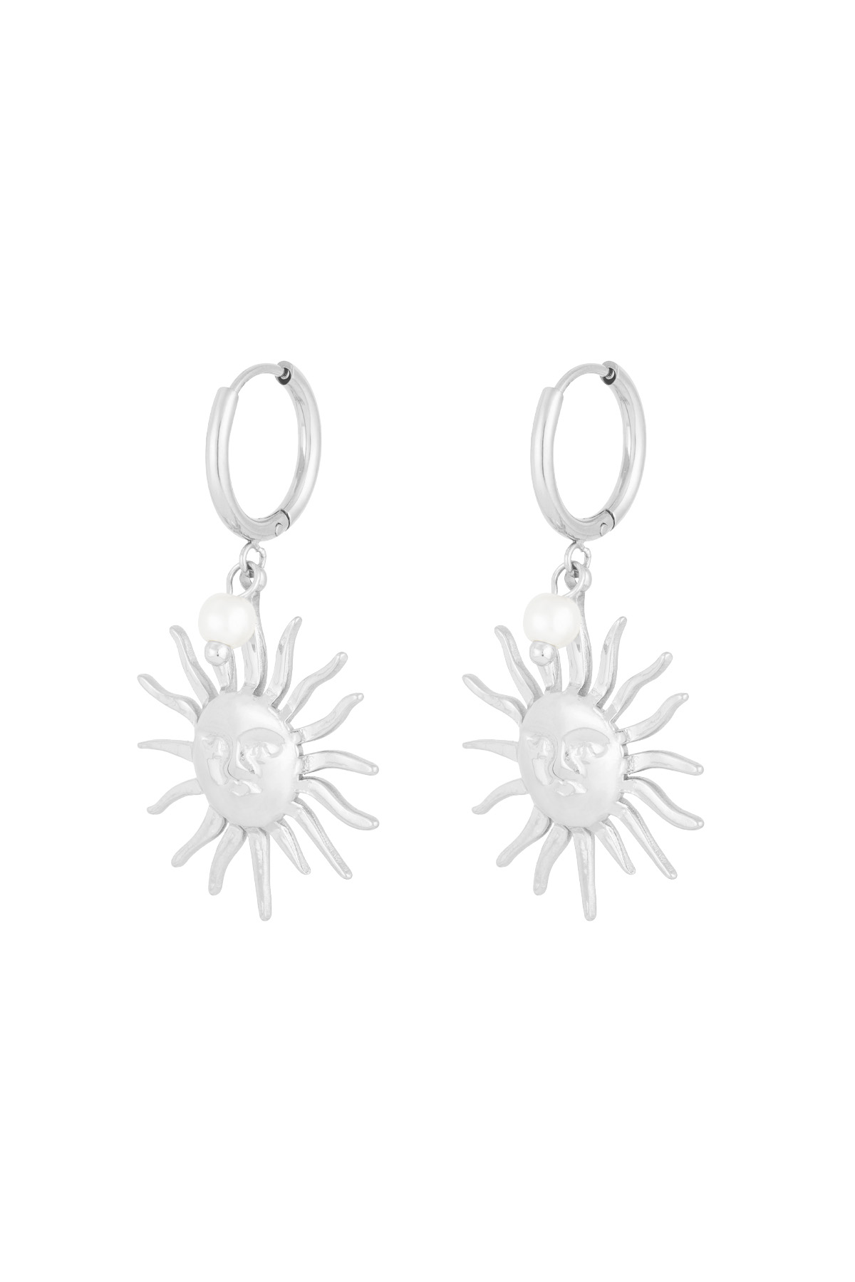 Sunny side earrings - Silver color h5 