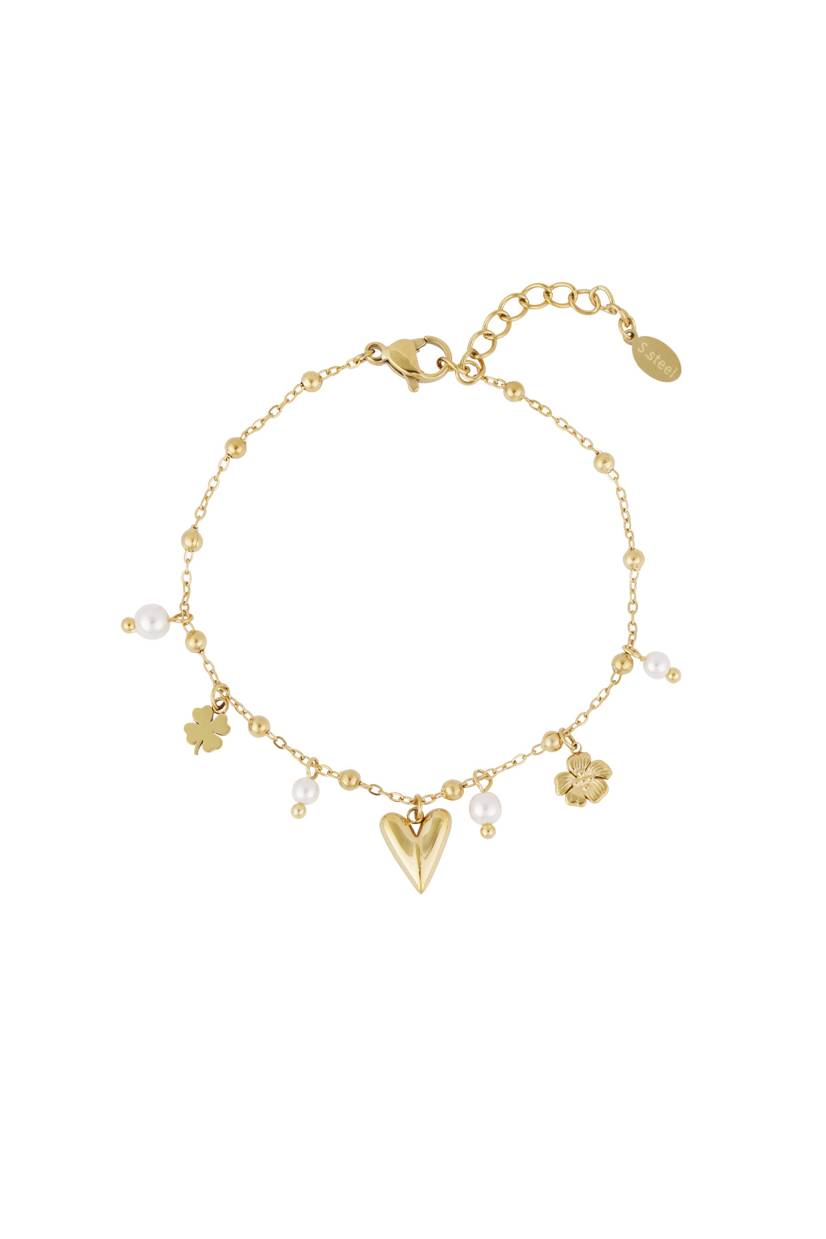 Bracelet lucky love - Gold color h5 