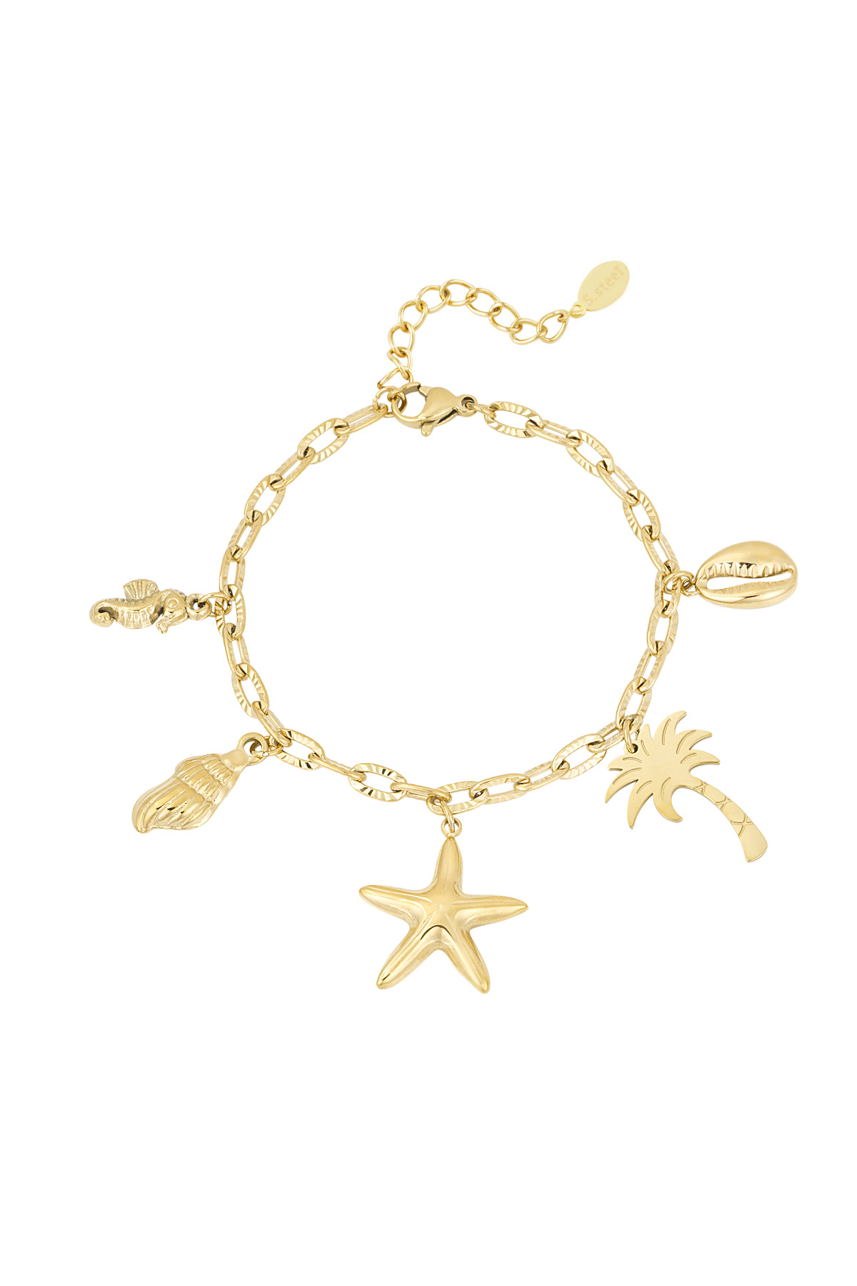 Ocean escape armband - Goud kleur h5 