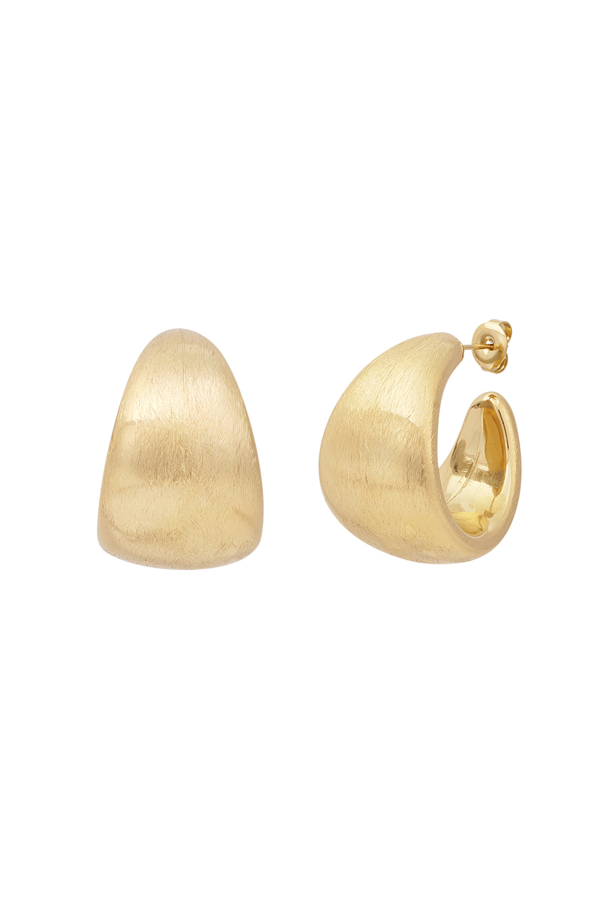 Timeless touch earrings - Gold color h5 