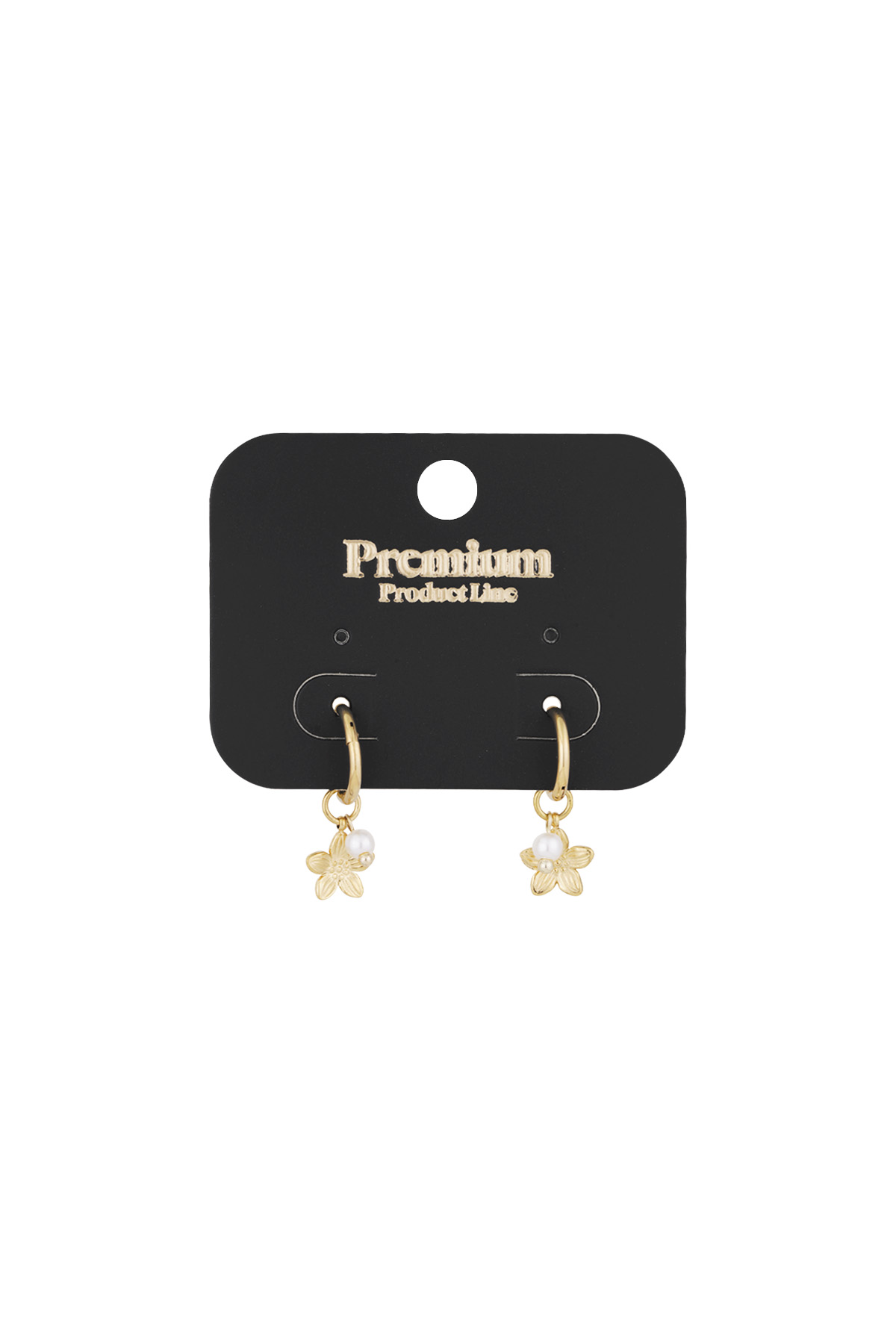 Pearl blossom earrings - Gold color h5 Picture2